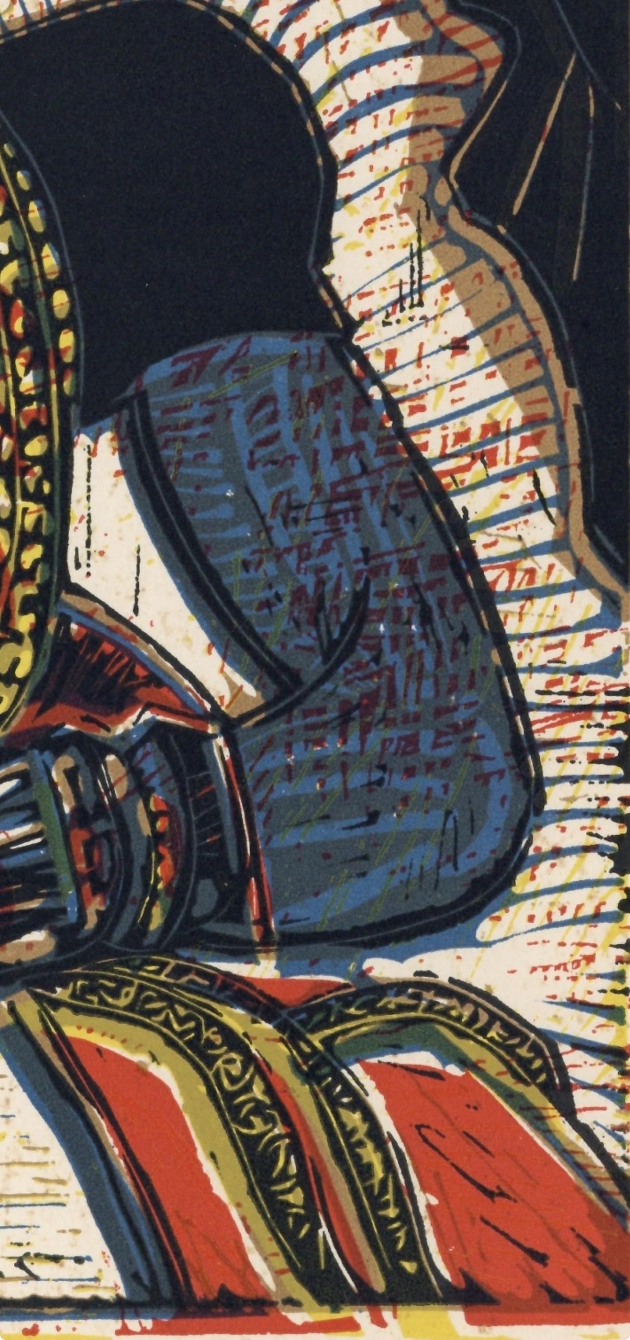 Picasso, Portrait de femme (Orozco 214), Grabados al linóleo (d'après) 5