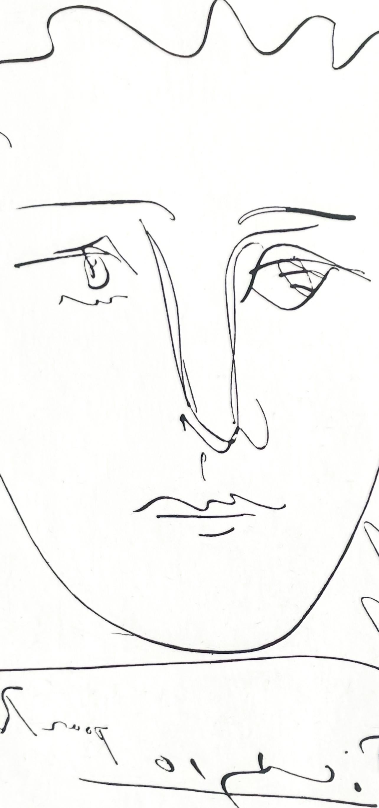 Picasso, Pour Robys (d'après) - Cubisme Print par Pablo Picasso