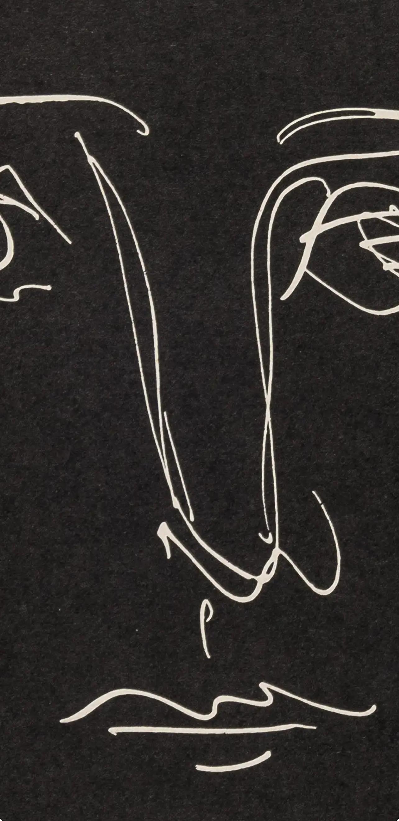 Picasso, Pour Robys, Noir (Bloch 680; Cramer 57), L'Âge de Soleil (dopo) in vendita 1