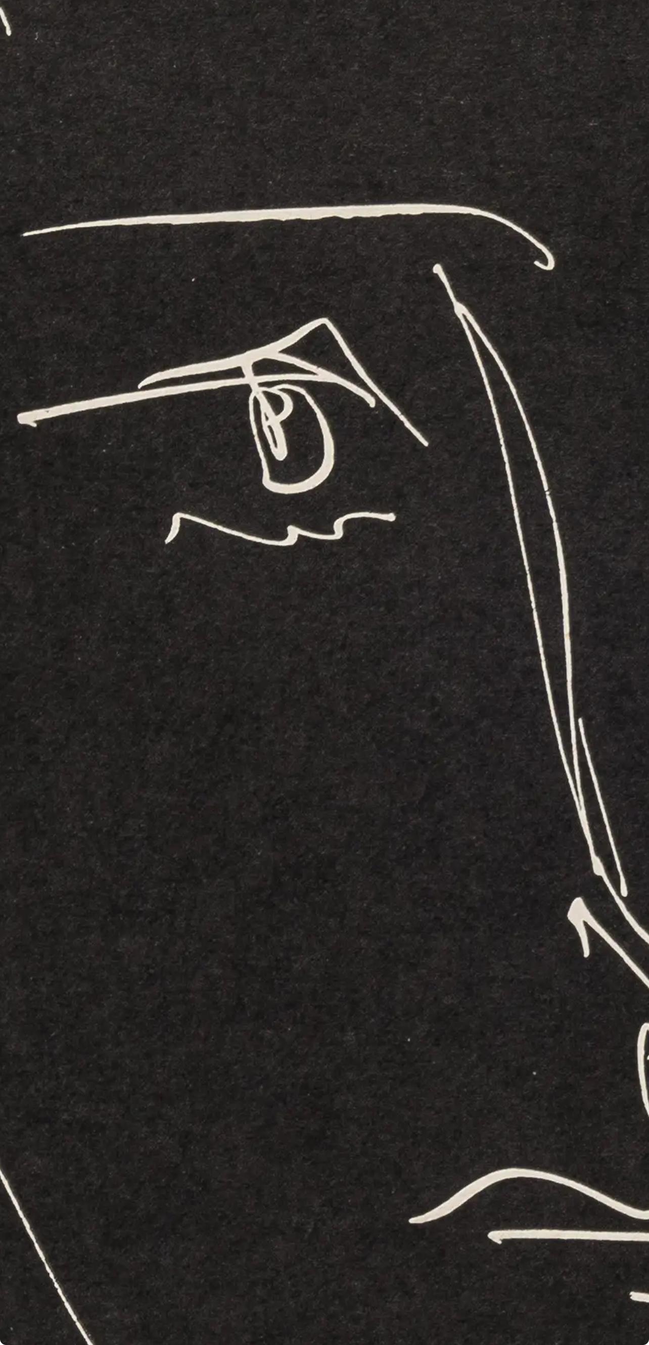 Picasso, Pour Robys, Noir (Bloch 680; Cramer 57), L'Âge de Soleil (dopo) in vendita 2