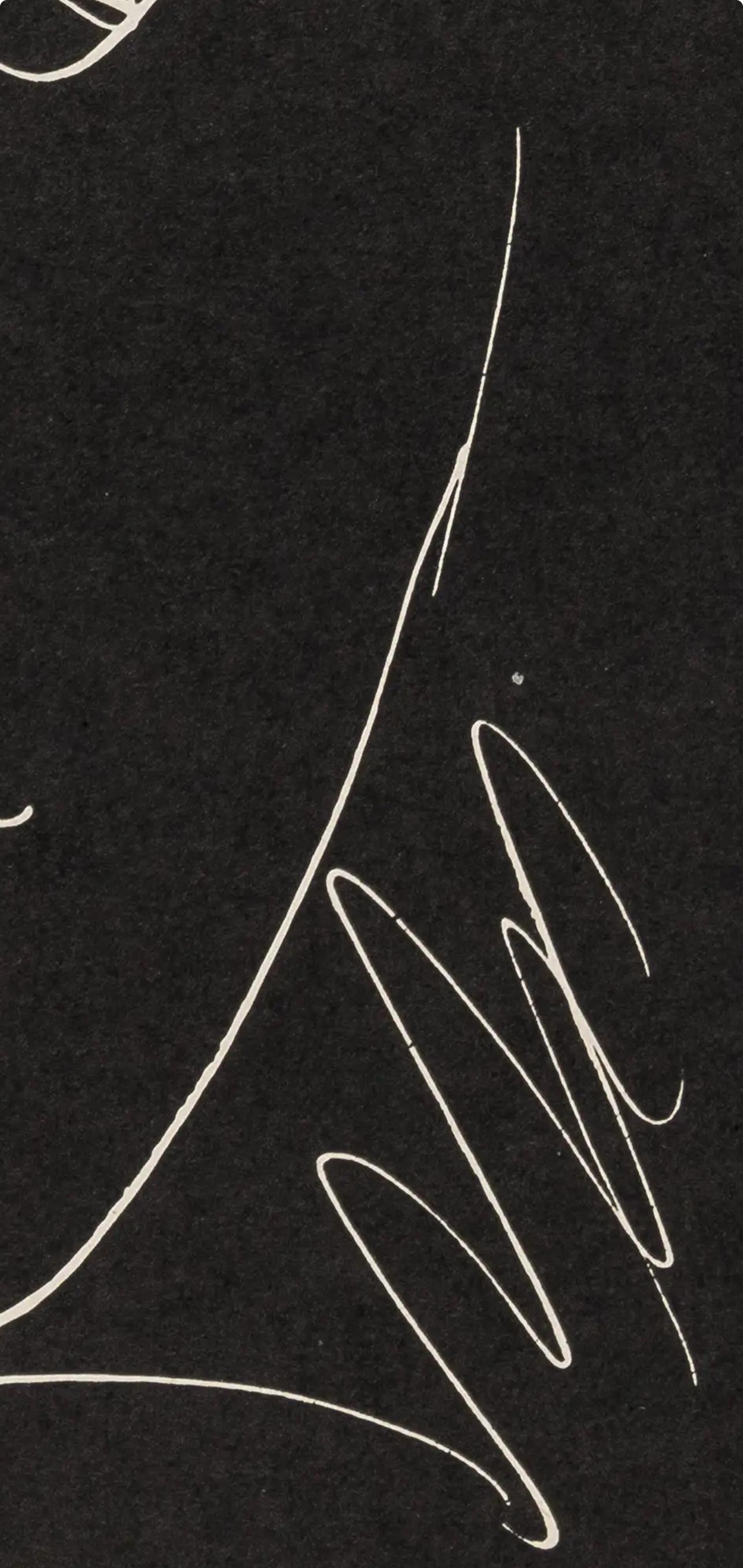 Picasso, Pour Robys, Noir (Bloch 680; Cramer 57), L'Âge de Soleil (dopo) in vendita 3