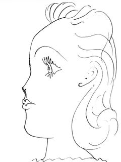 Picasso, Profil de jeune fille (Cramer 84; Johnson/Stein 77) (dopo)