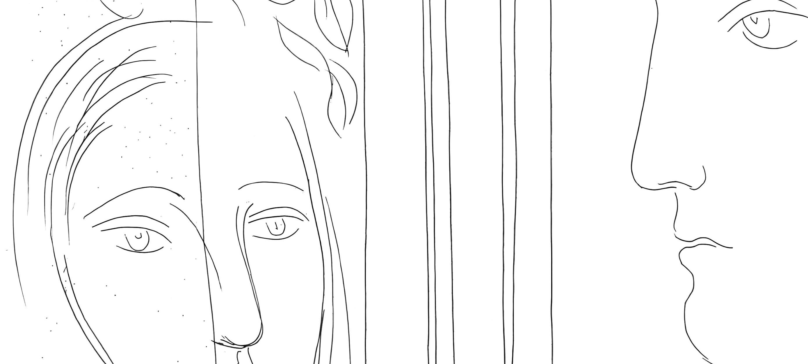 Picasso, Profil et tête de femme, Les Métamorphoses (after) - Print by Pablo Picasso