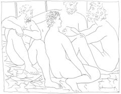 Picasso, Quatres hommes nus assis, Les Métamorphoses (after)