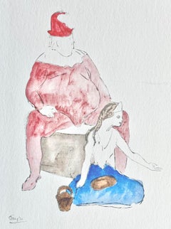 Vintage Picasso, Saltimbanque (Orozco 95), Picasso (after)