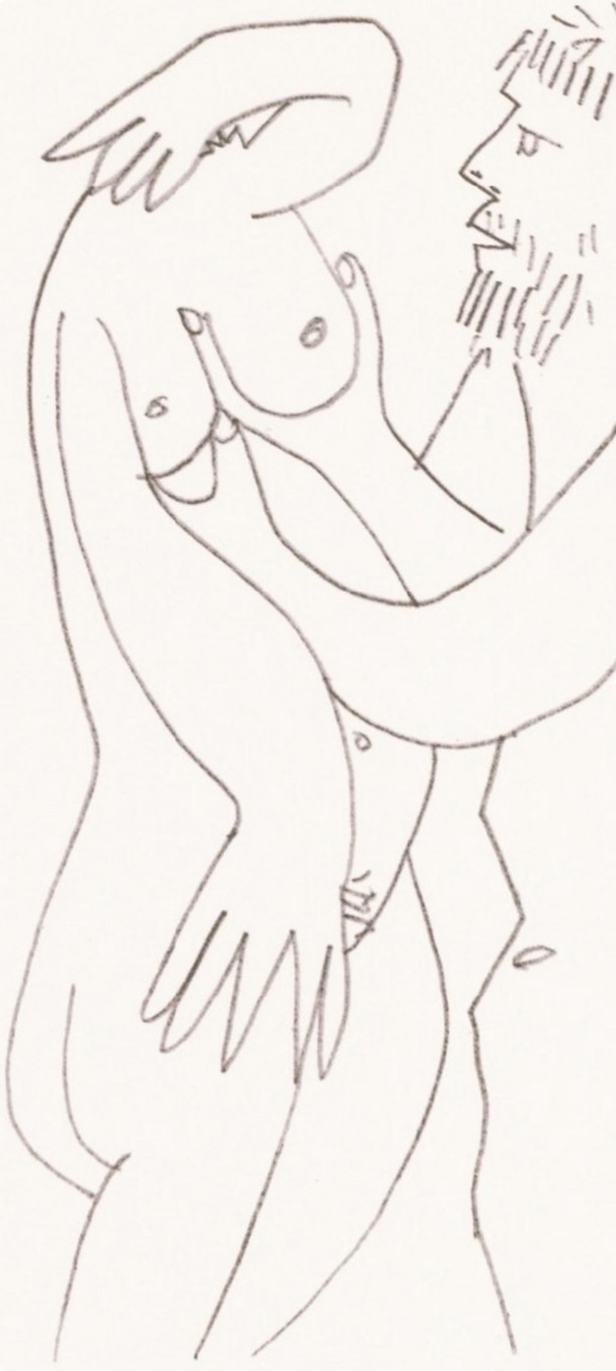 Picasso, 8.10.64. X (Cramer 148), Le Goût du Bonheur (after) - Print by Pablo Picasso