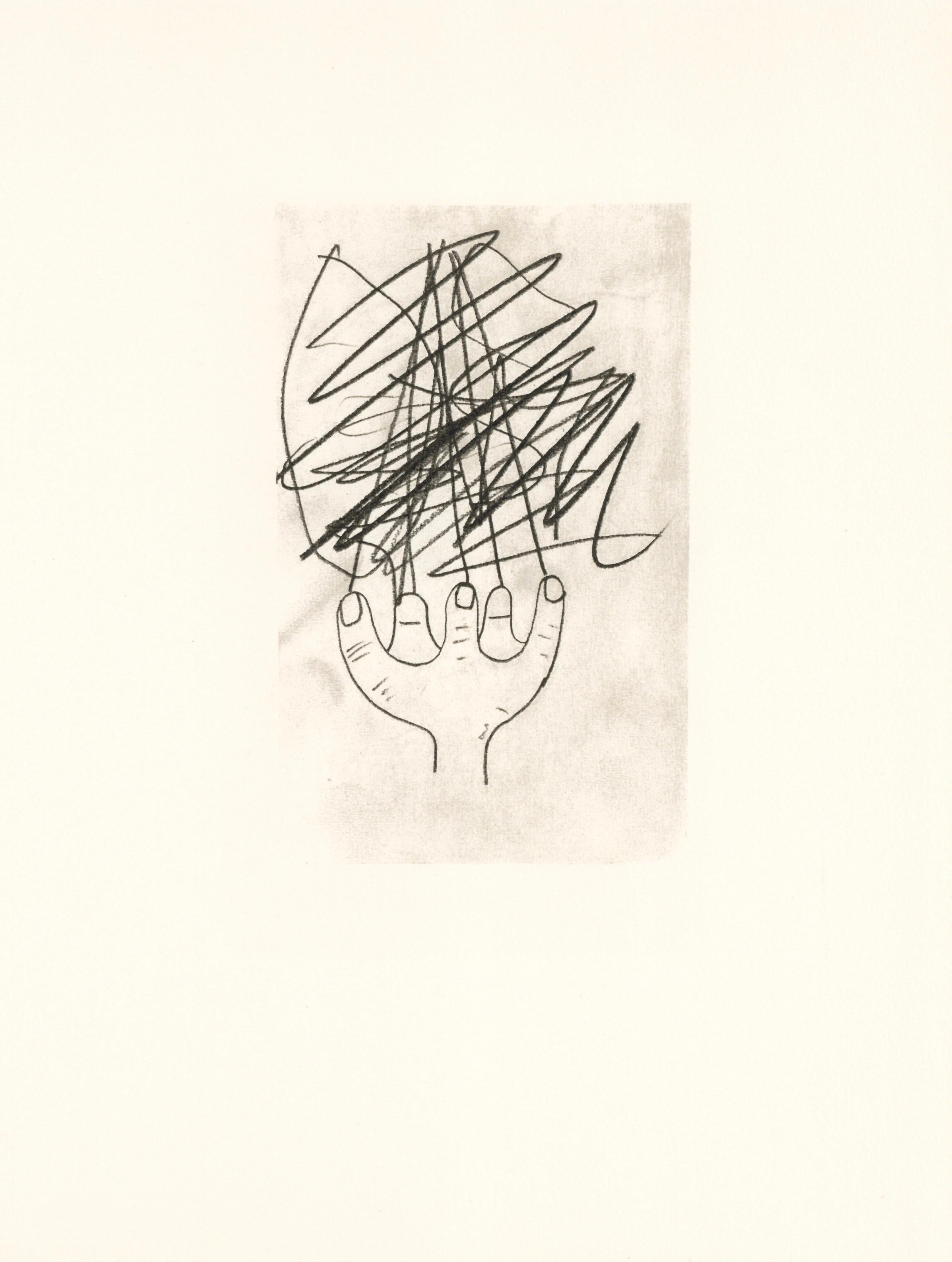 Lithograph and silkscreen with grease crayon, lithographic tusche, lead pencil, charcoal on vélin d'Arches paper. Paper size: 12.8 x 9.84 inches. Inscription: Unsigned and unnumbered, as issued. Catalogue raisonné reference: Goeppert, Sebastian, et
