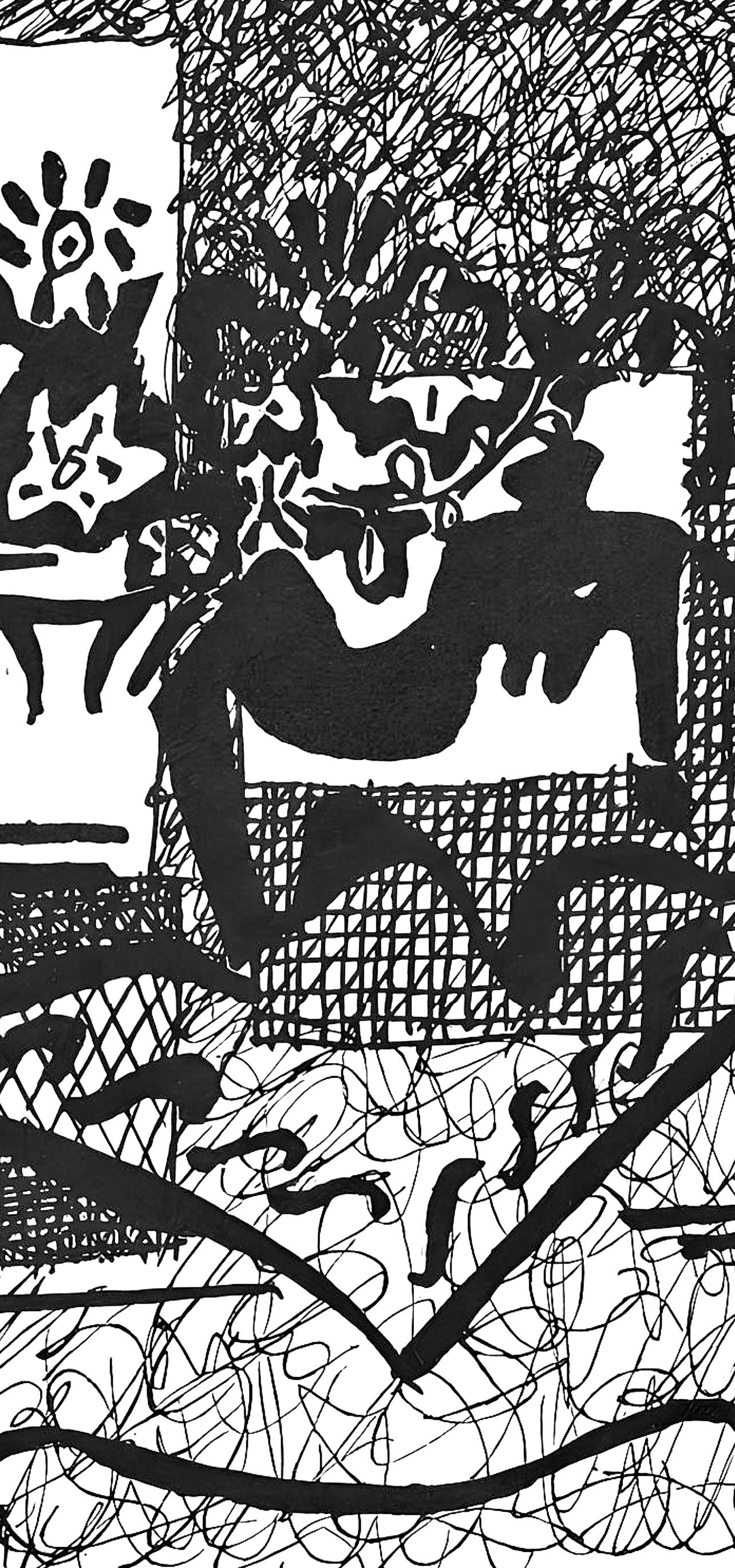 Picasso, Sans titre (J/Vollard 193; Monod 10485), Hélène chez Archimède (after) - Print by Pablo Picasso