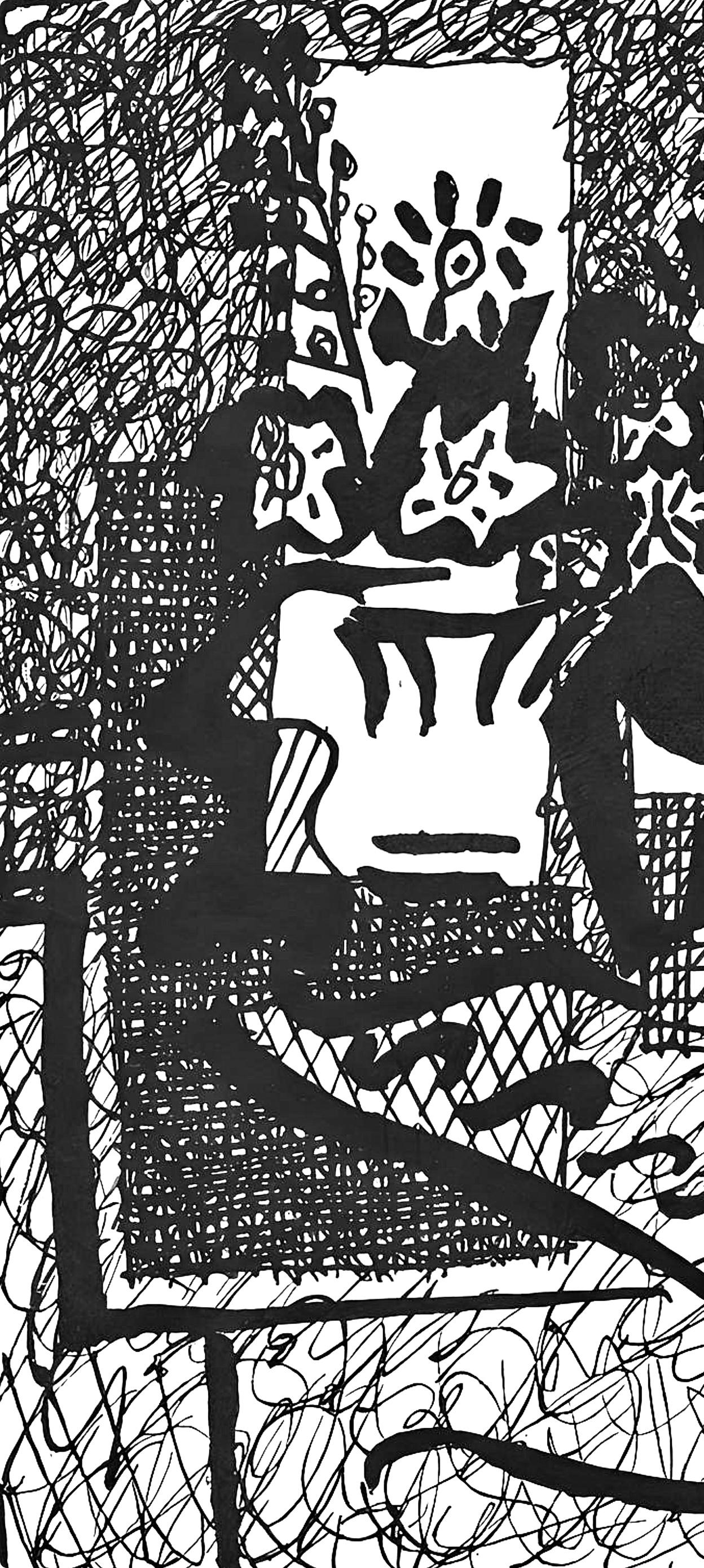 Picasso, Sans titre (J/Vollard 193; Monod 10485), Hélène chez Archimède (after) - Cubist Print by Pablo Picasso