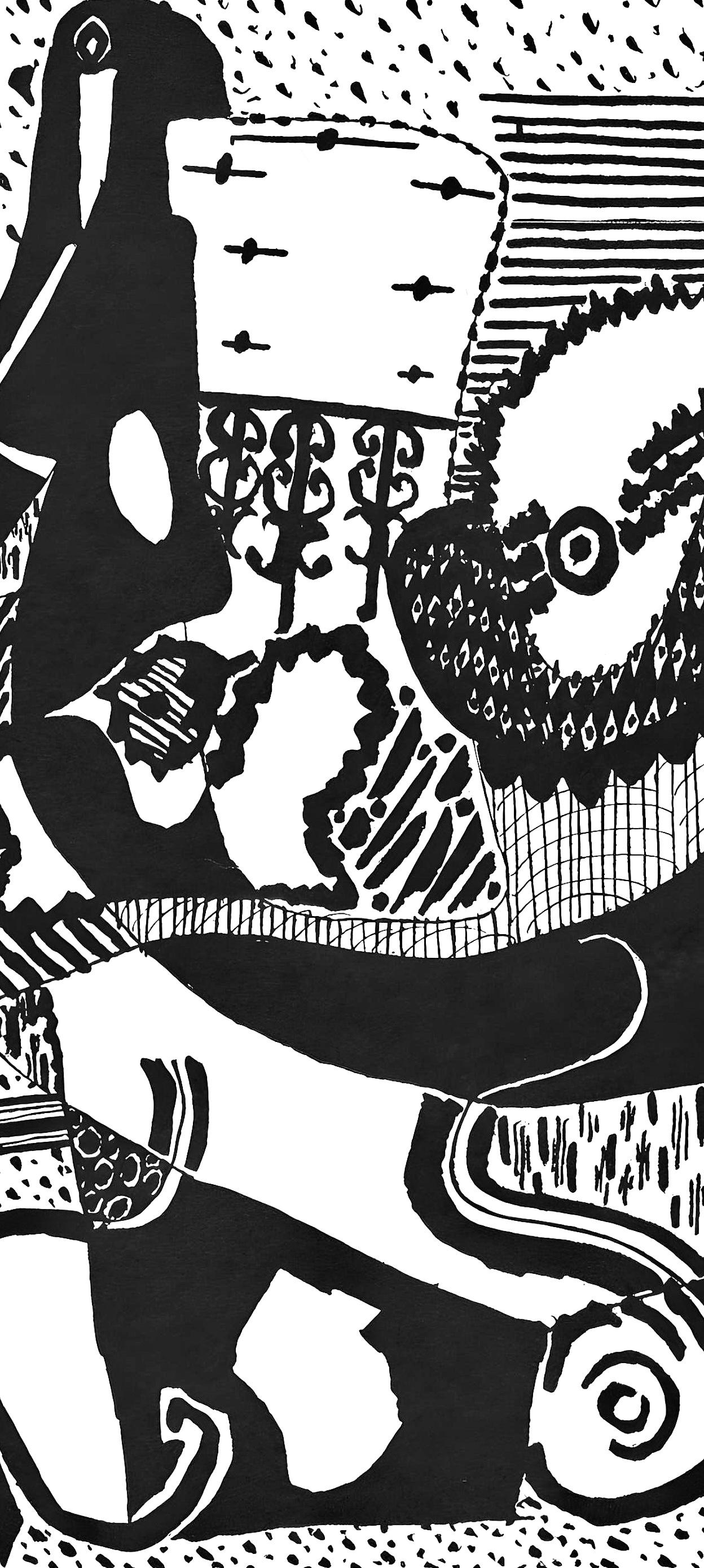 Picasso, Sans titre (J/Vollard 193; Monod 10485), Hélène chez Archimède (after) - Cubist Print by Pablo Picasso