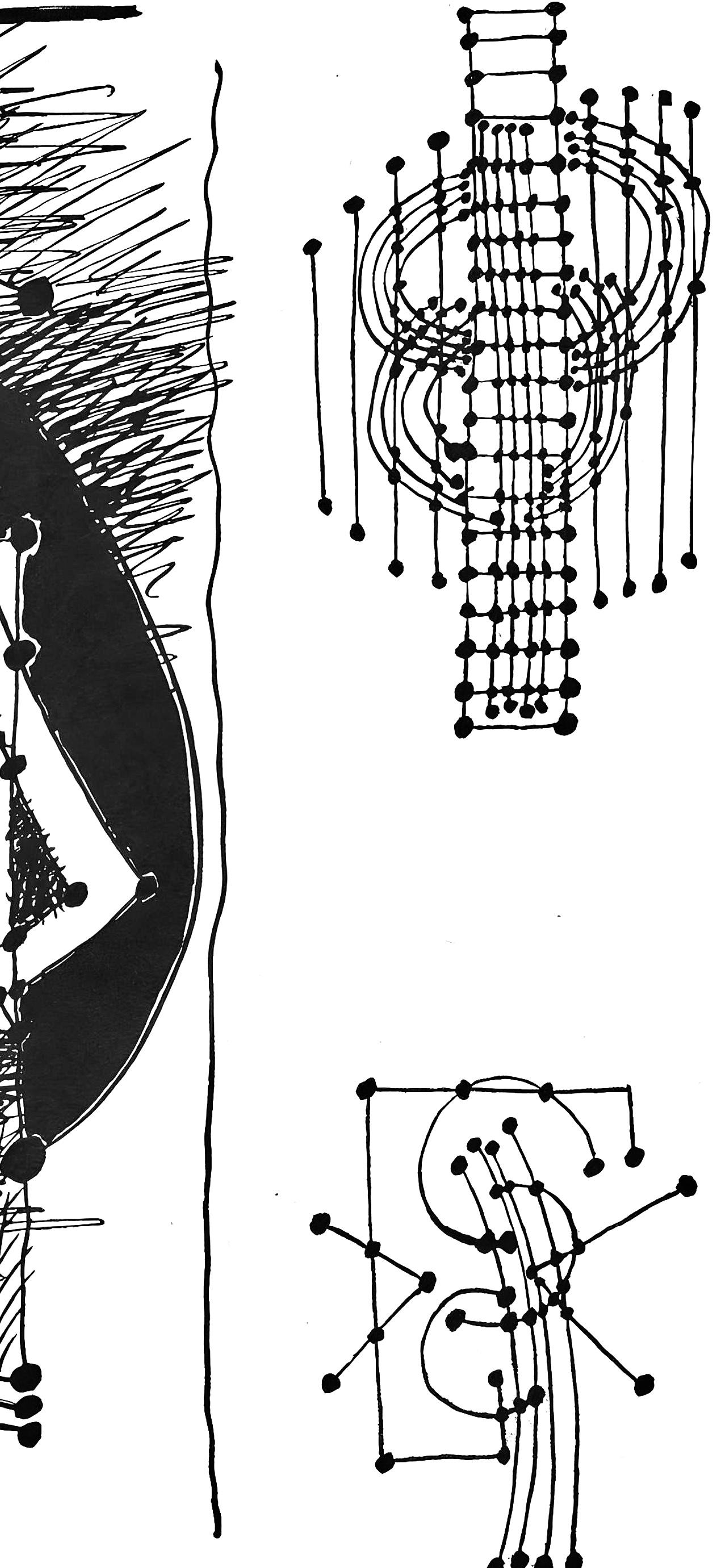 Picasso, Sans titre (J/Vollard 193; Monod 10485), Hélène chez Archimède (after) - Gray Abstract Print by Pablo Picasso