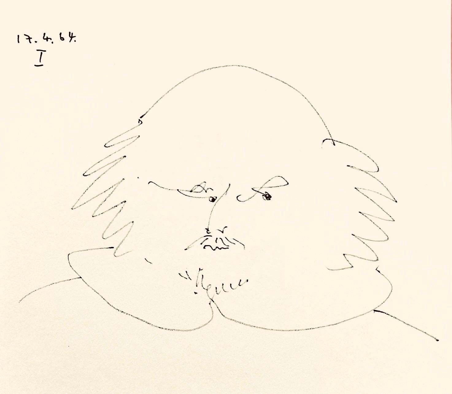 Picasso, Shakespeare I (Bloch 1197), Picasso-Aragon Shakespeare (dopo)