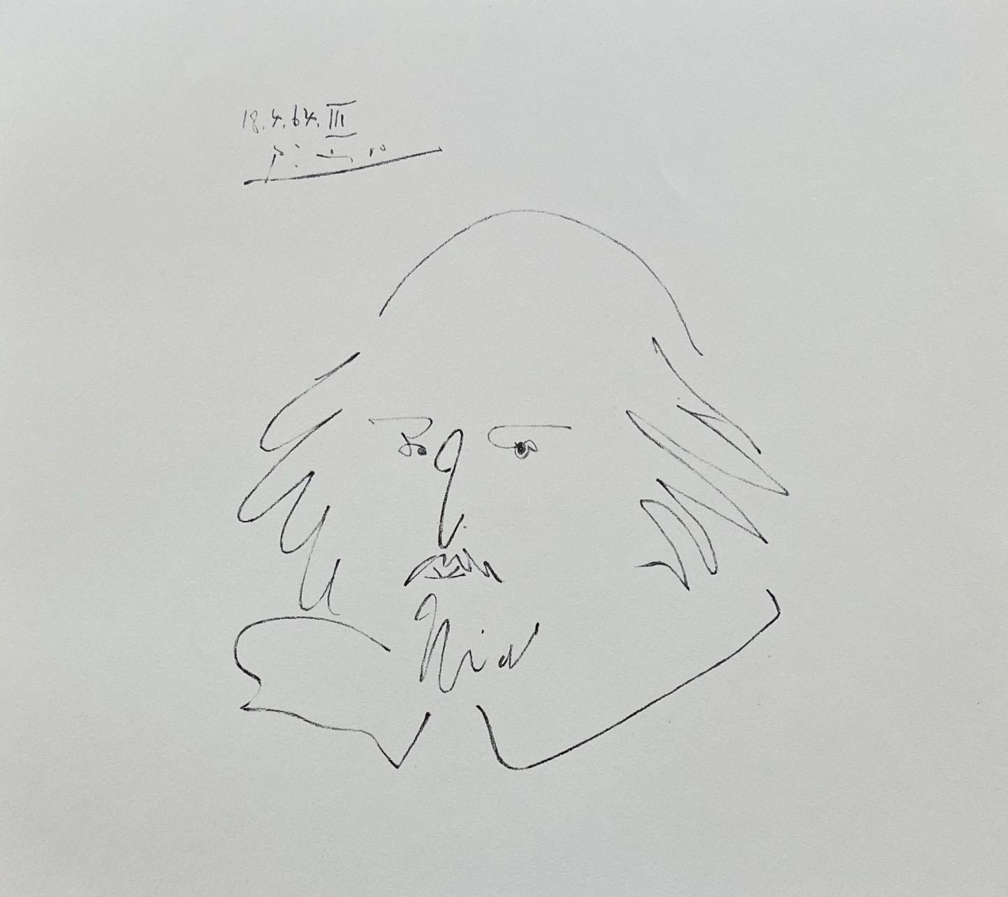 Pablo Picasso Figurative Print - Picasso, Shakespeare III (Bloch 1197), Picasso-Aragon Shakespeare (after)