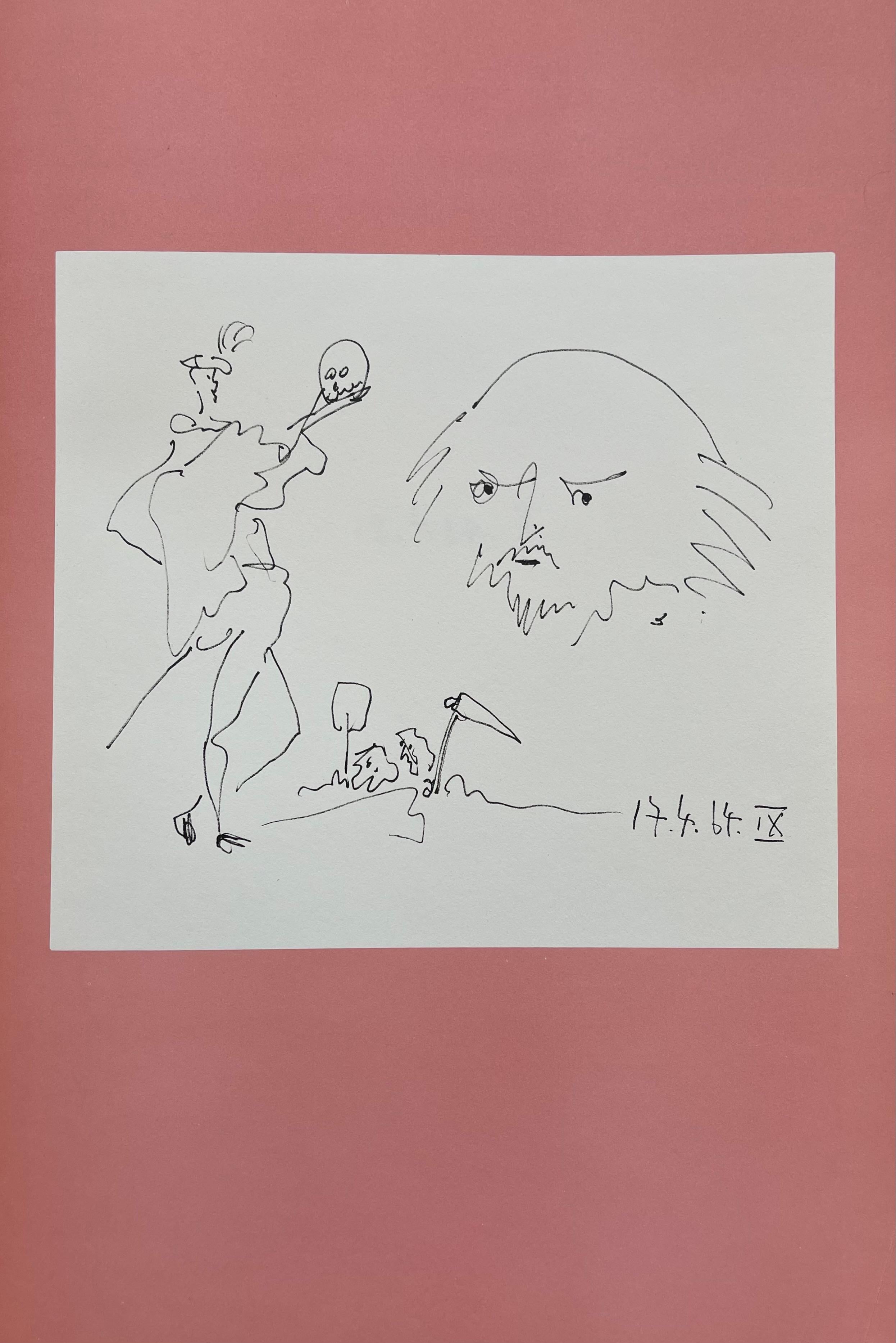 Picasso, Shakespeare IX (Bloch 1197), Picasso-Aragon Shakespeare (after) For Sale 1
