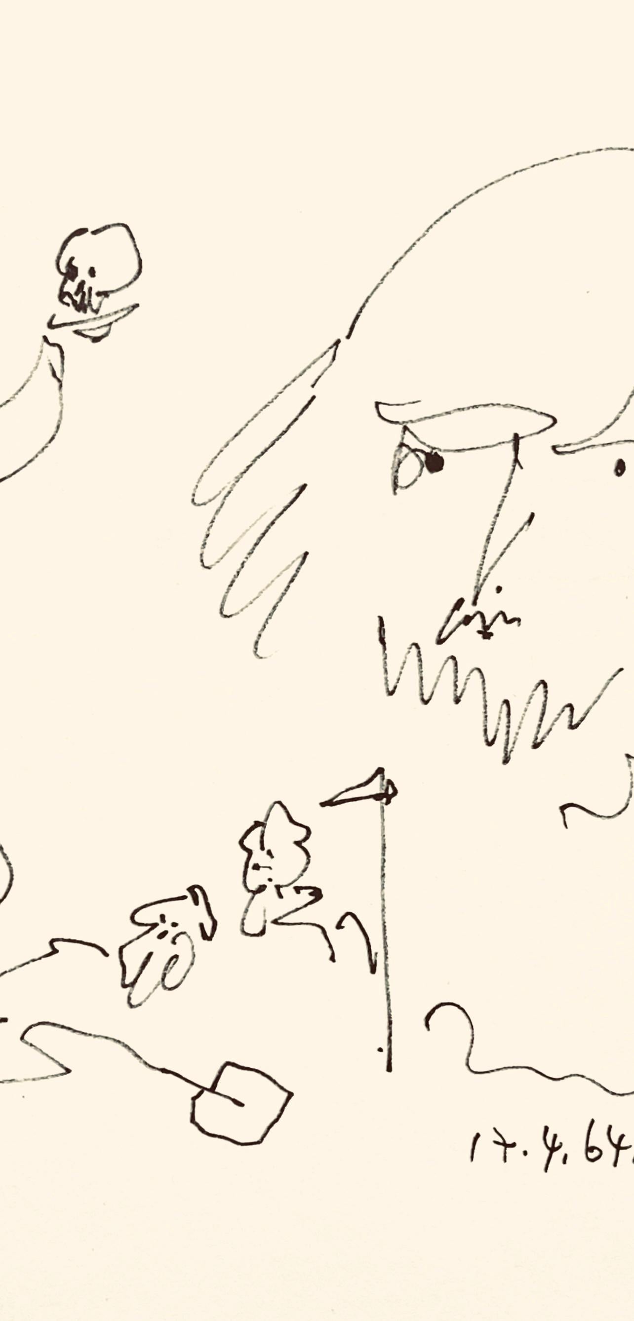 Picasso, Shakespeare VII (Bloch 1197), Picasso-Aragon Shakespeare (after) - Cubist Print by Pablo Picasso