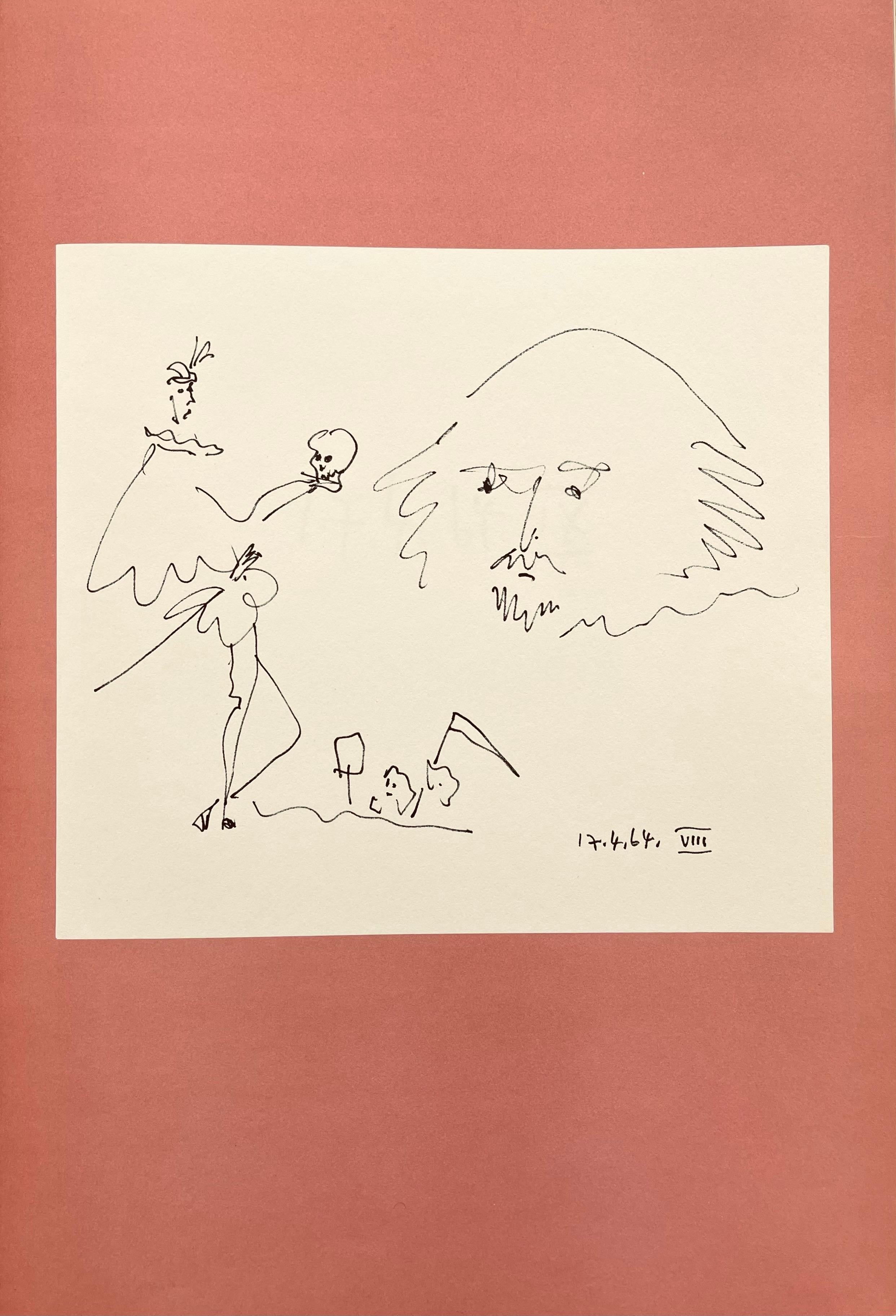 Medium: Lithographie auf Velinpapier
Jahr: 1965
Papierformat: 19 x 13 Zoll
Referenz des Werkverzeichnisses: Bloch, Abbildung 1197
Beschriftung: Unsigniert und nicht nummeriert, wie ausgegeben
Anmerkungen: Aus dem Album, Picasso-Aragon Shakespeare,