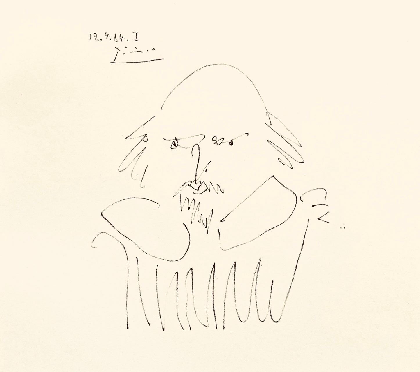 Pablo Picasso Figurative Print - Picasso, Shakespeare X (Bloch 1197), Picasso-Aragon Shakespeare (after)
