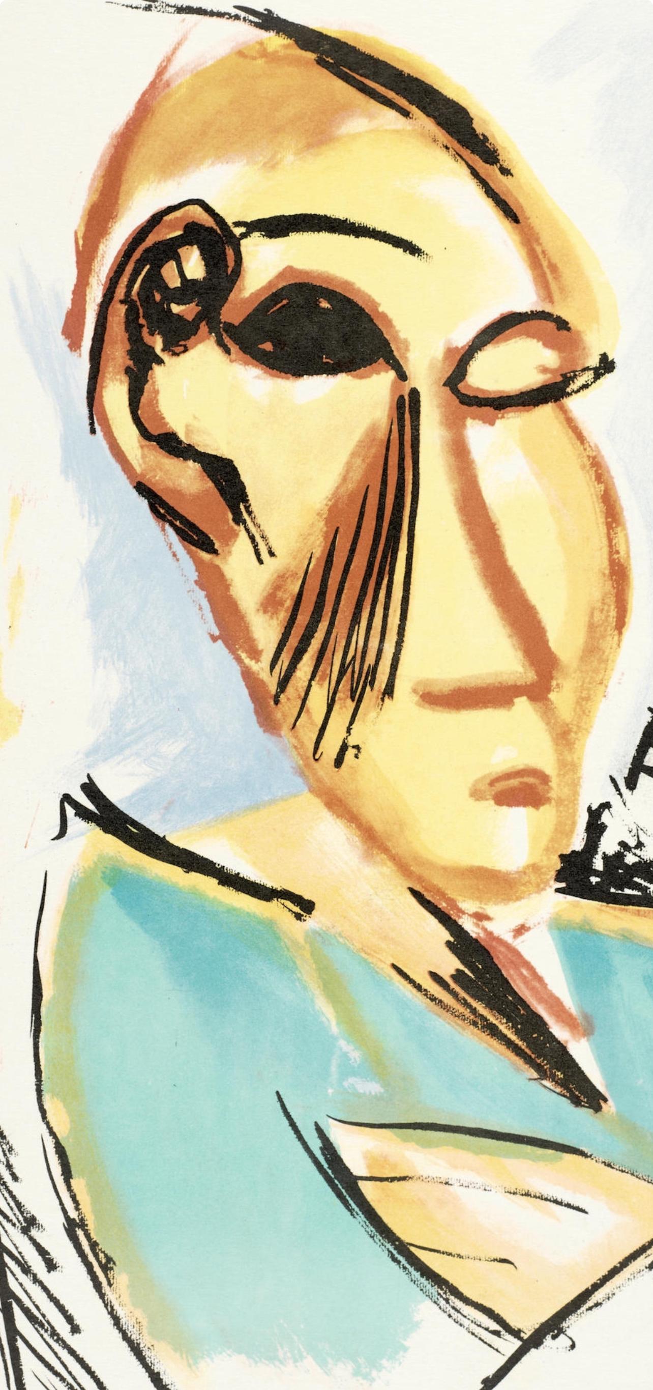 Picasso, Study for Les Demoiselles D'Avignon (Orozco 95), Picasso (after) - Print by Pablo Picasso