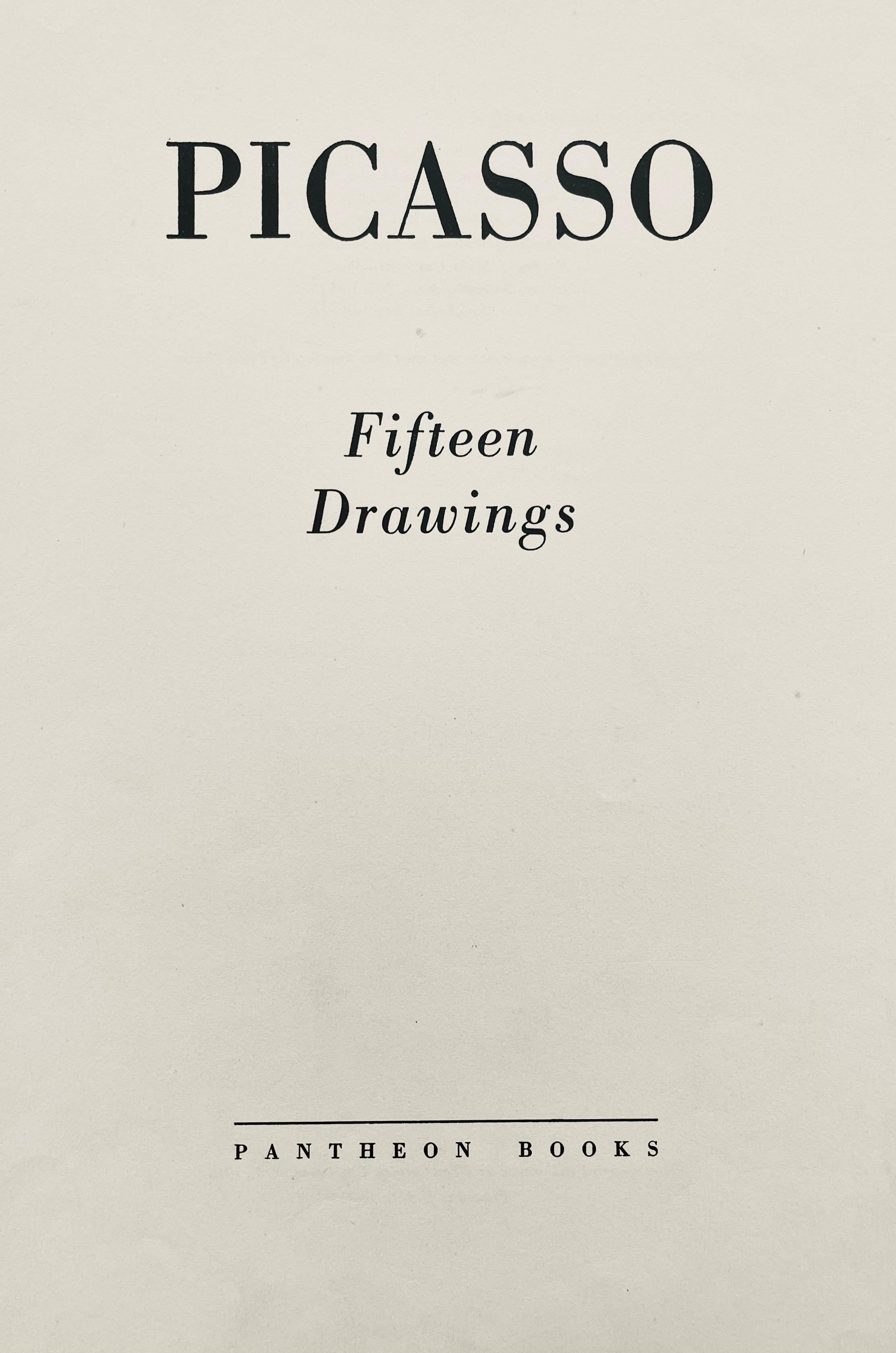 Picasso, Étude pour les démoiselles d'Avignon, Picasso : quinze dessins (après) en vente 3
