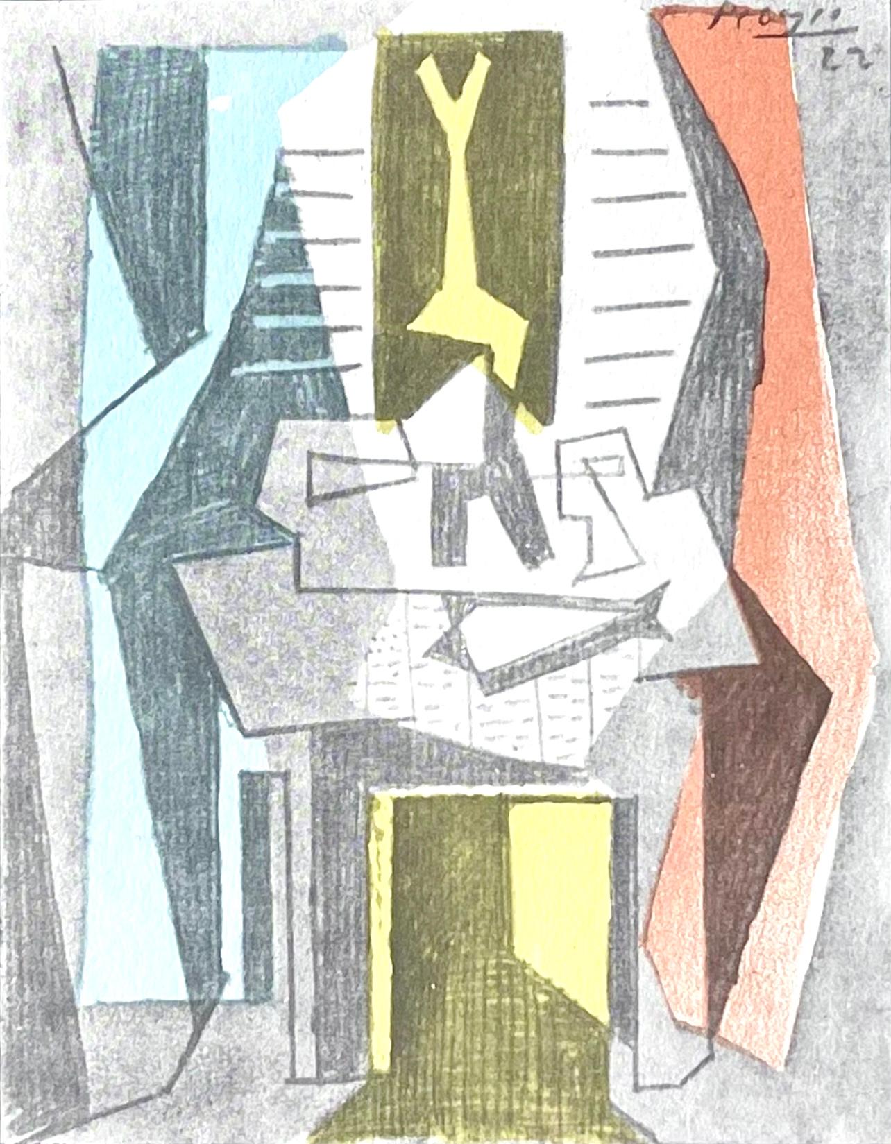Picasso, Table avant fenêtre (Orozco 95), Picasso (après) - Print de Pablo Picasso