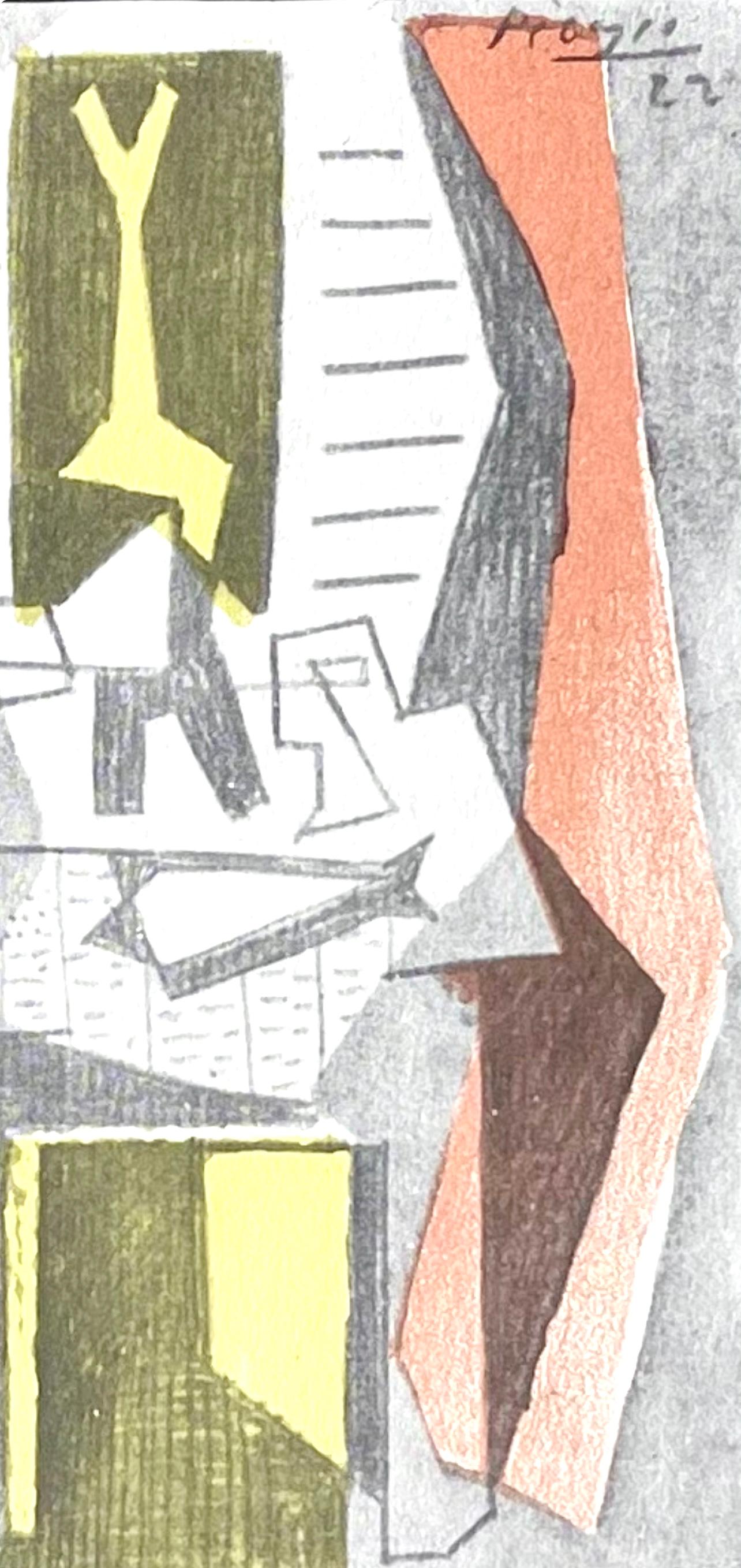 Picasso, Table avant fenêtre (Orozco 95), Picasso (après) - Cubisme Print par Pablo Picasso