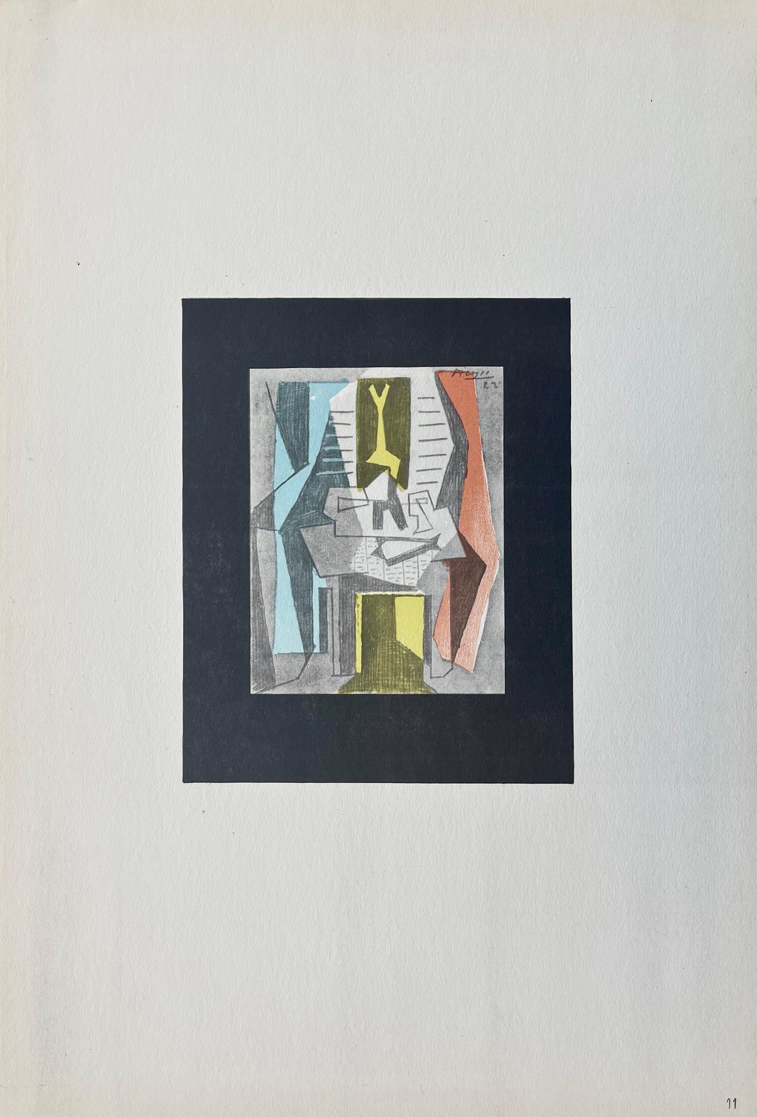 Picasso, Tisch vor Fenster, Picasso: Zehn Zeichnungen (nach dem Fenster) im Angebot 2