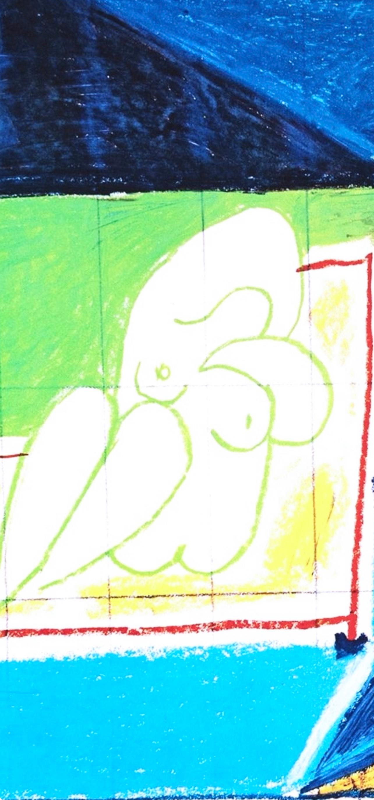 Pablo Picasso, 7.1.58. IV, from The Fall of Icarus, 1972 (after) For Sale 2