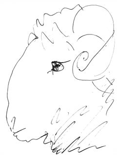 Picasso, Tête de bélier (Cramer 84 ; Johnson/Stein 77) (d'après)