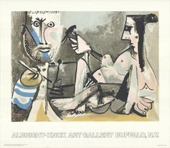 Picasso « L'artiste et son modèle » 1974, première édition vintage
