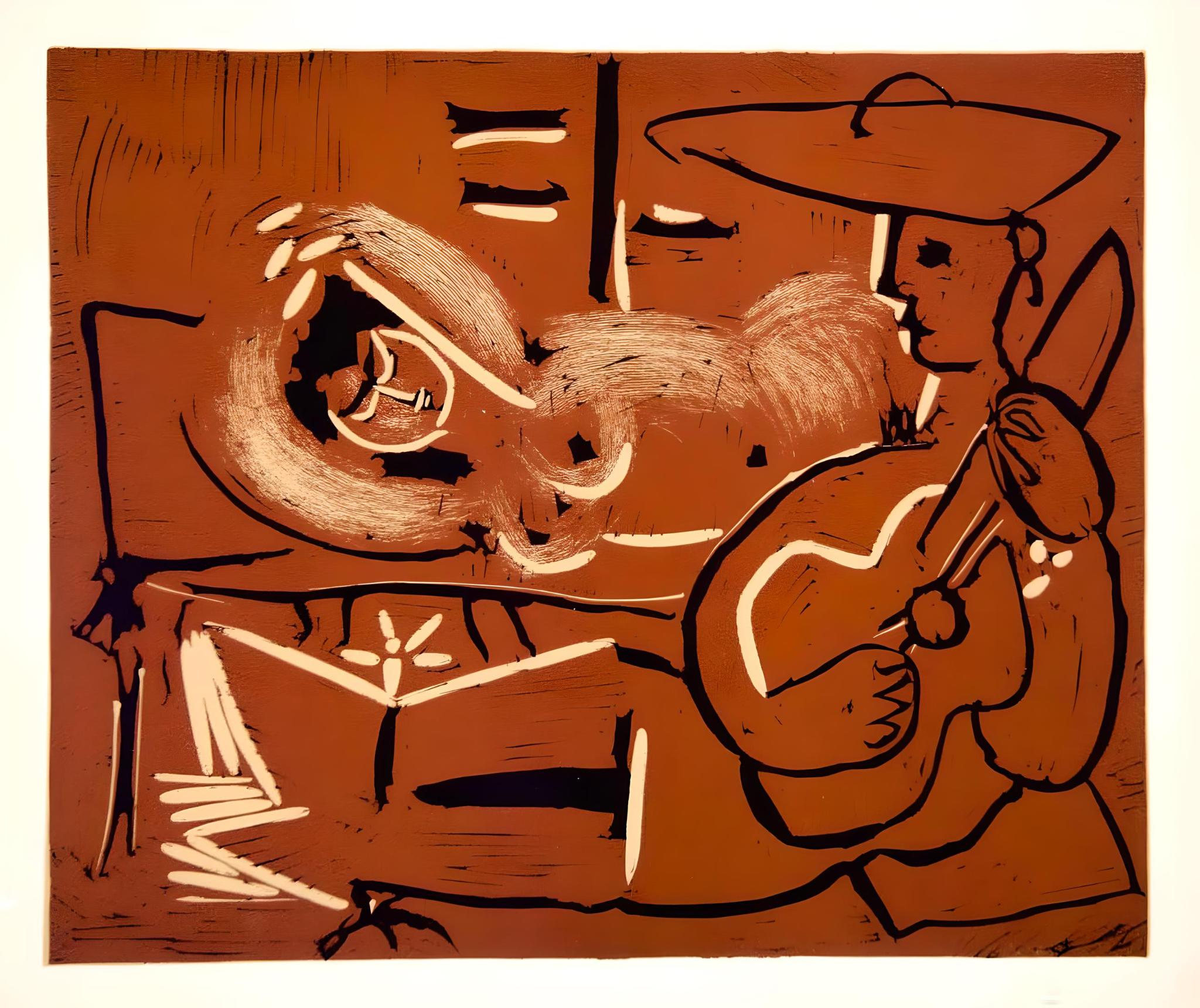 Picasso, The Aubade with Guitarist, Éditions Cercle d'Art (d'après) en vente 1