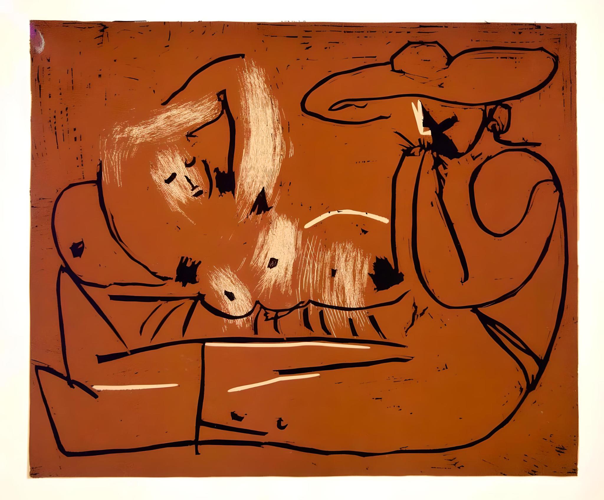 Picasso, The Aubade with Harmonica Player, Éditions Cercle d'Art (d'après) en vente 1