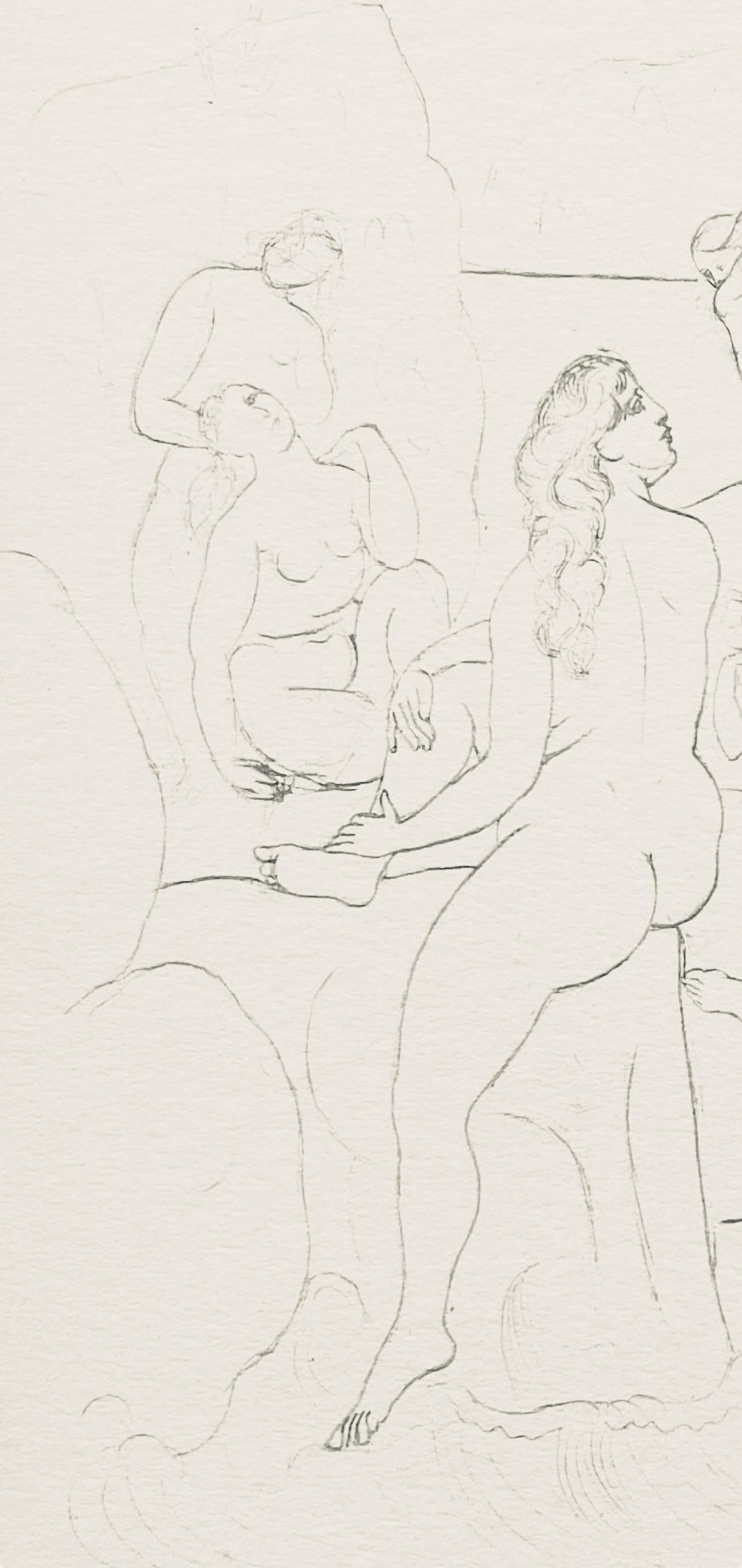 Picasso, The Bathers (Orozco 95), Picasso (after) - Print by Pablo Picasso