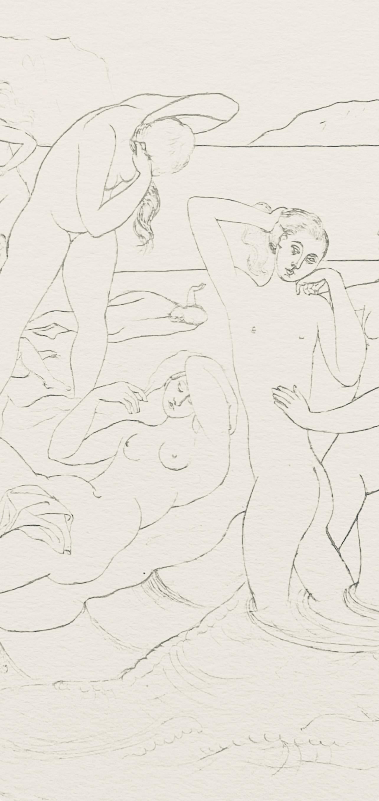 Medium: Lithograph and stencil on vélin paper
Year: 1946
Paper Size: 12.625 x 18.75 inches
Inscription: Signed in the plate and unnumbered, as issued
Catalogue raisonné reference: Orozco, Miguel. (2018). Picasso. 70 years of book illustration
