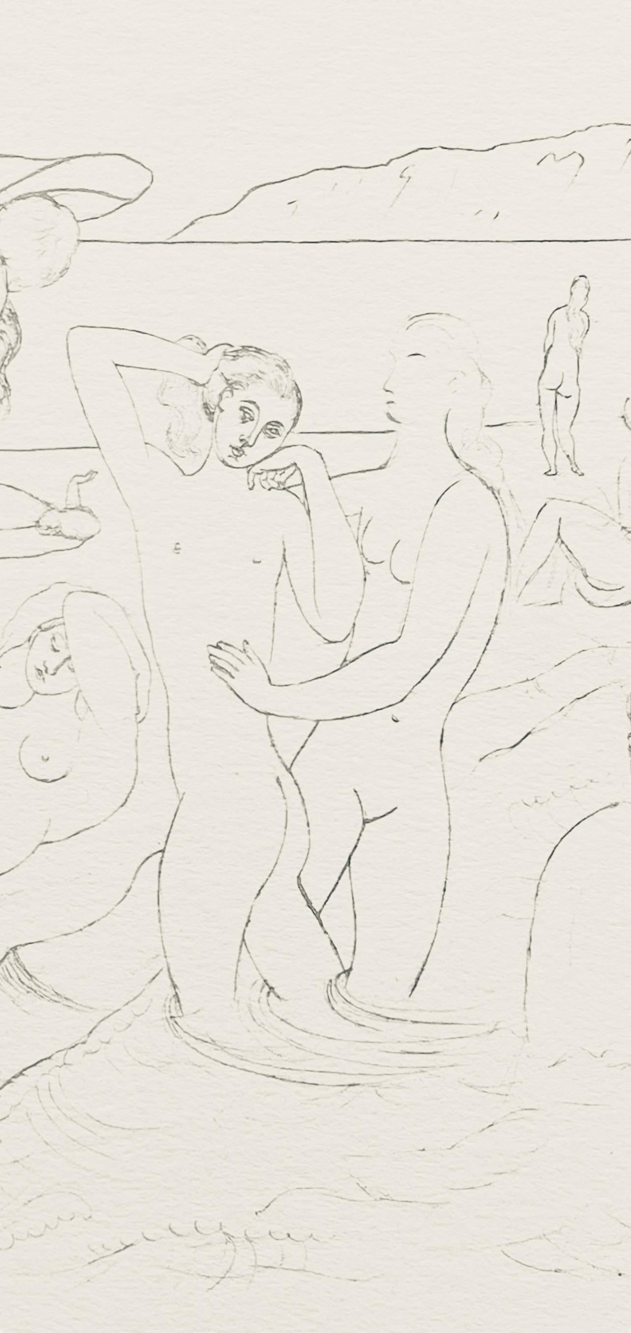 Picasso, The Bathers (Orozco 95), Picasso (after) For Sale 1