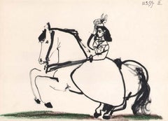 Vintage Picasso, Toros Y Toreros (G&C 112; Bloch 1014-1017; Freitag 7495) (after)