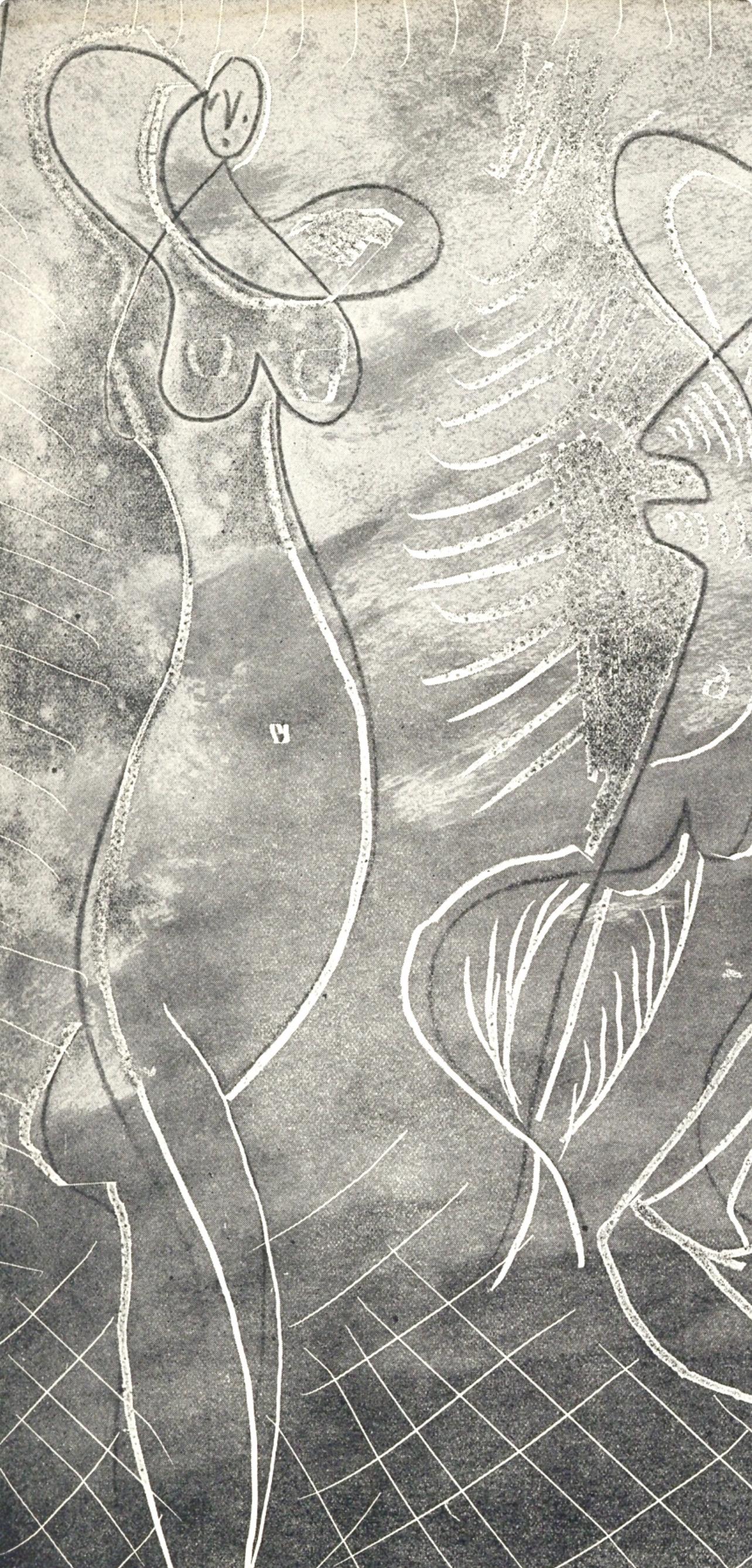 Picasso, Trois baigneuses, La Chèvre-Feuille (nach) – Print von Pablo Picasso