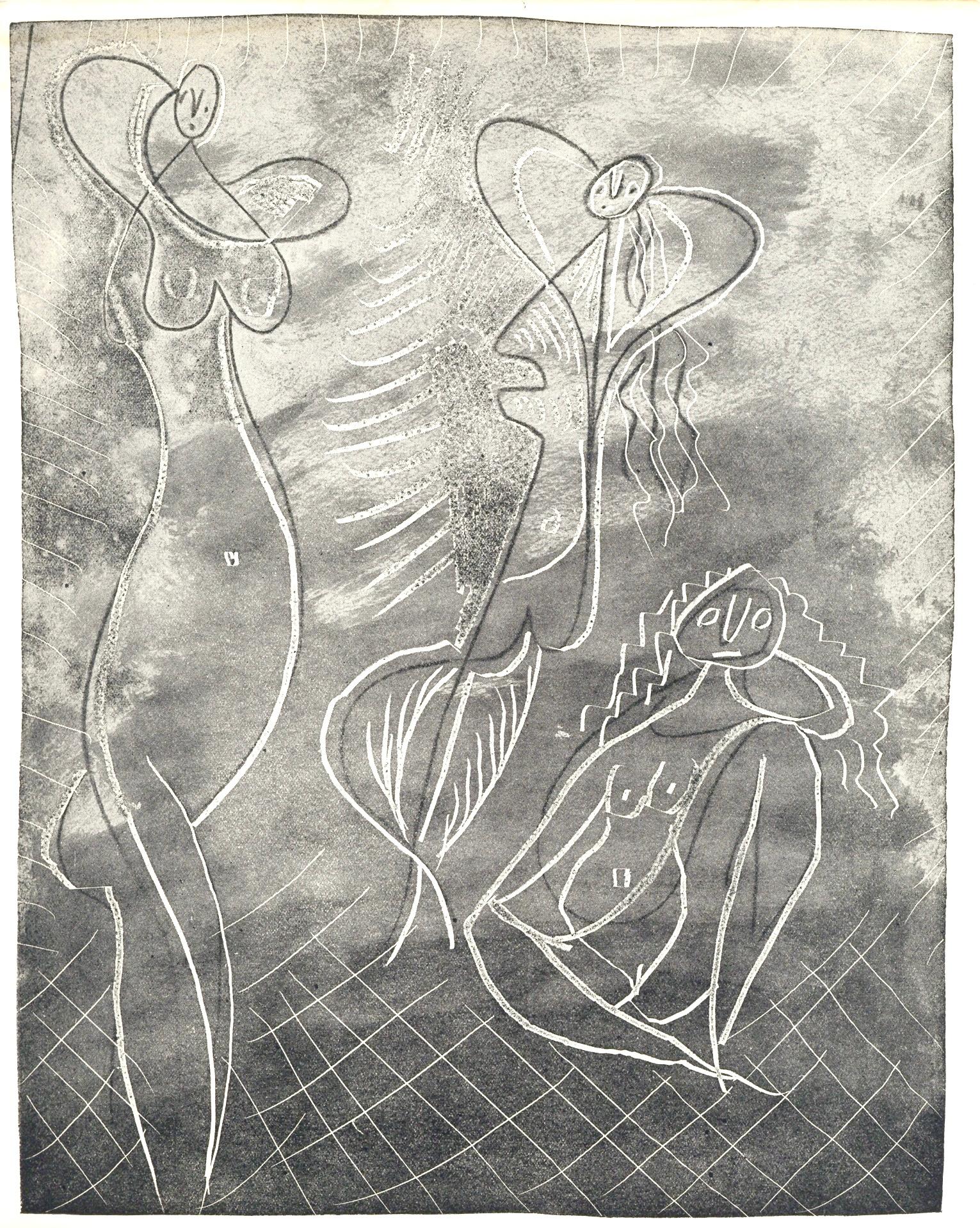 Picasso, Trois baigneuses, La Chèvre-Feuille (after) For Sale 1