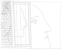 Picasso, Trois fragments de têtes, Les Métamorphoses (after)