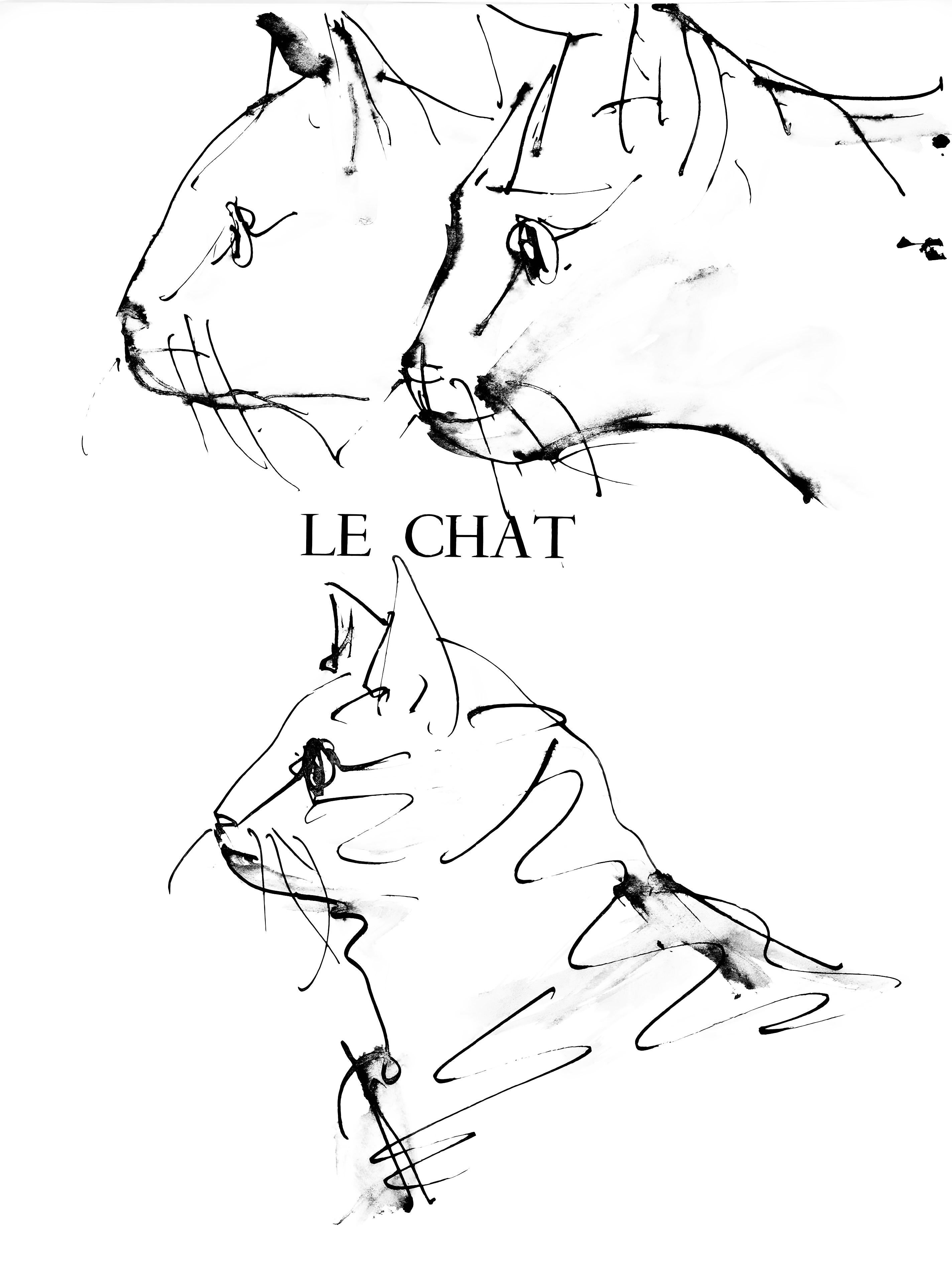 Picasso, Trois têtes de chats (Cramer 84 ; Johnson/Stein 77) (après)