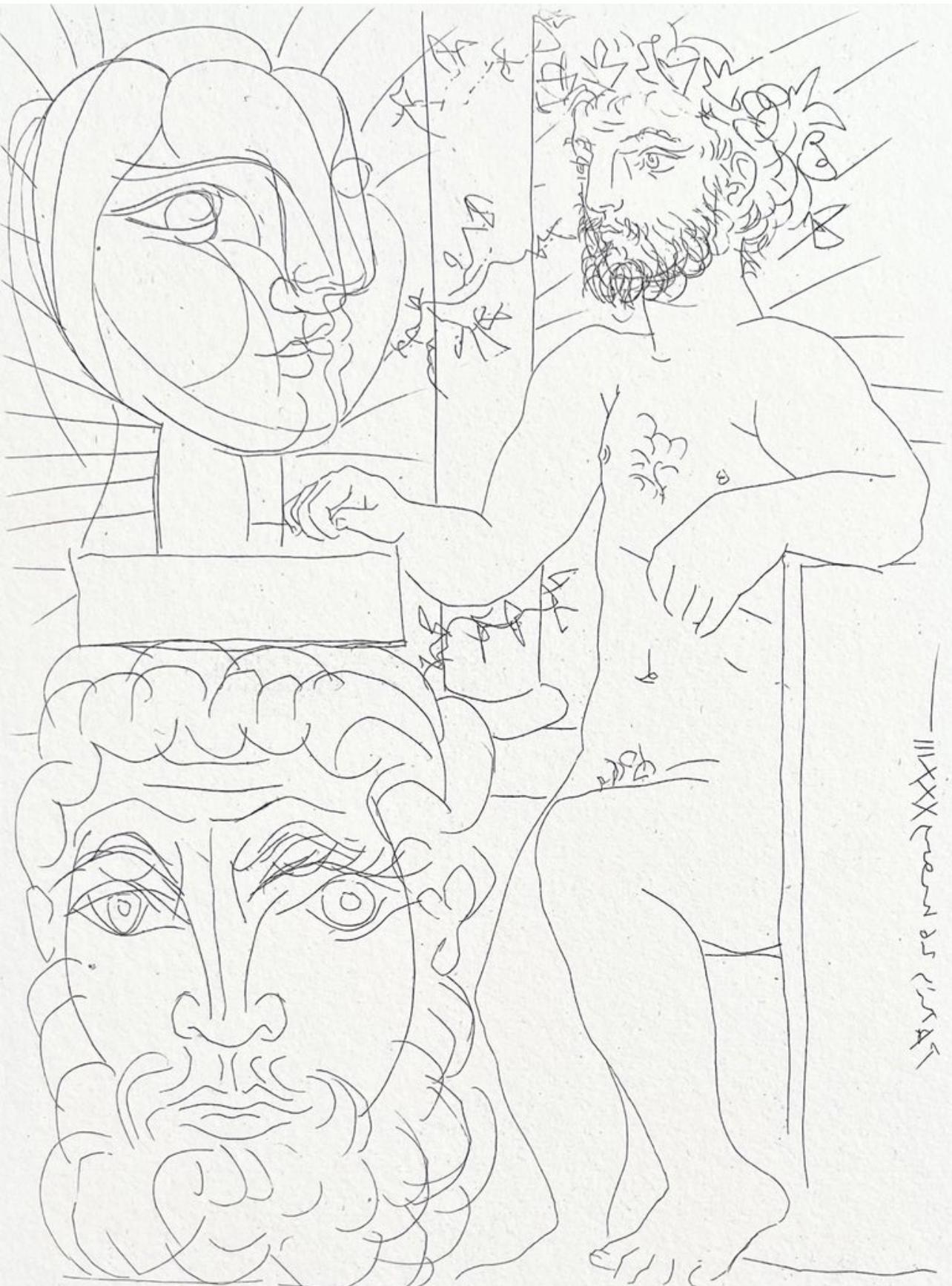 Picasso, two artworks (after) 1