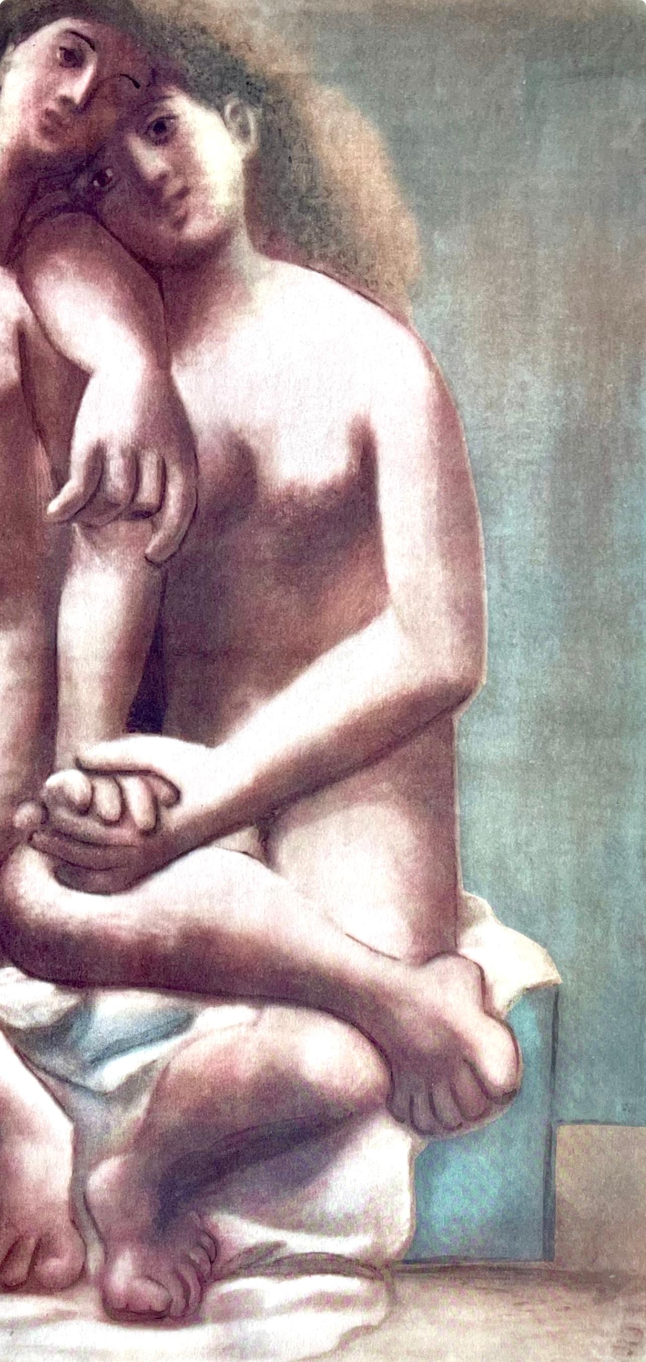 Picasso, Two Nudes (Orozco 95), Picasso (après) - Cubisme Print par Pablo Picasso