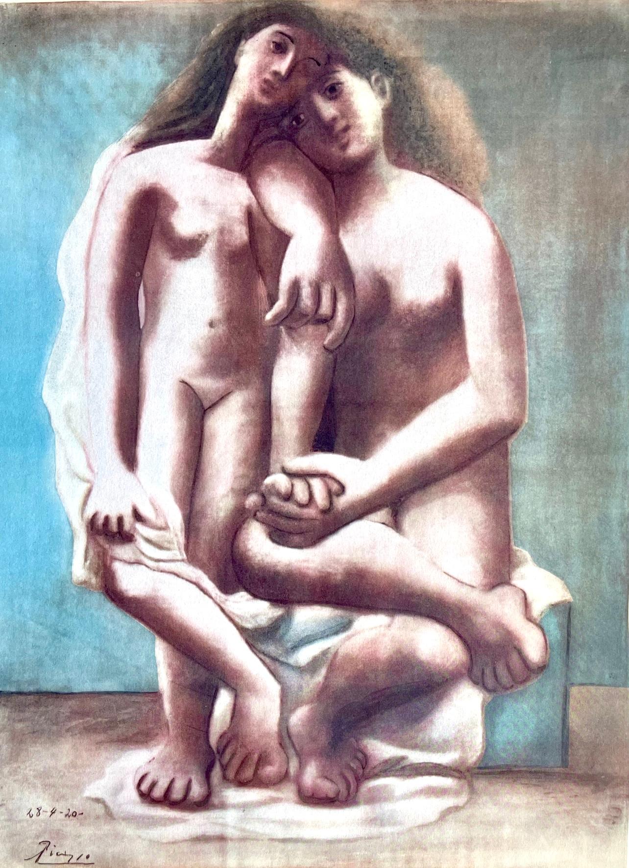 Landscape Print Pablo Picasso - Picasso, Two Nudes (Orozco 95), Picasso (après)