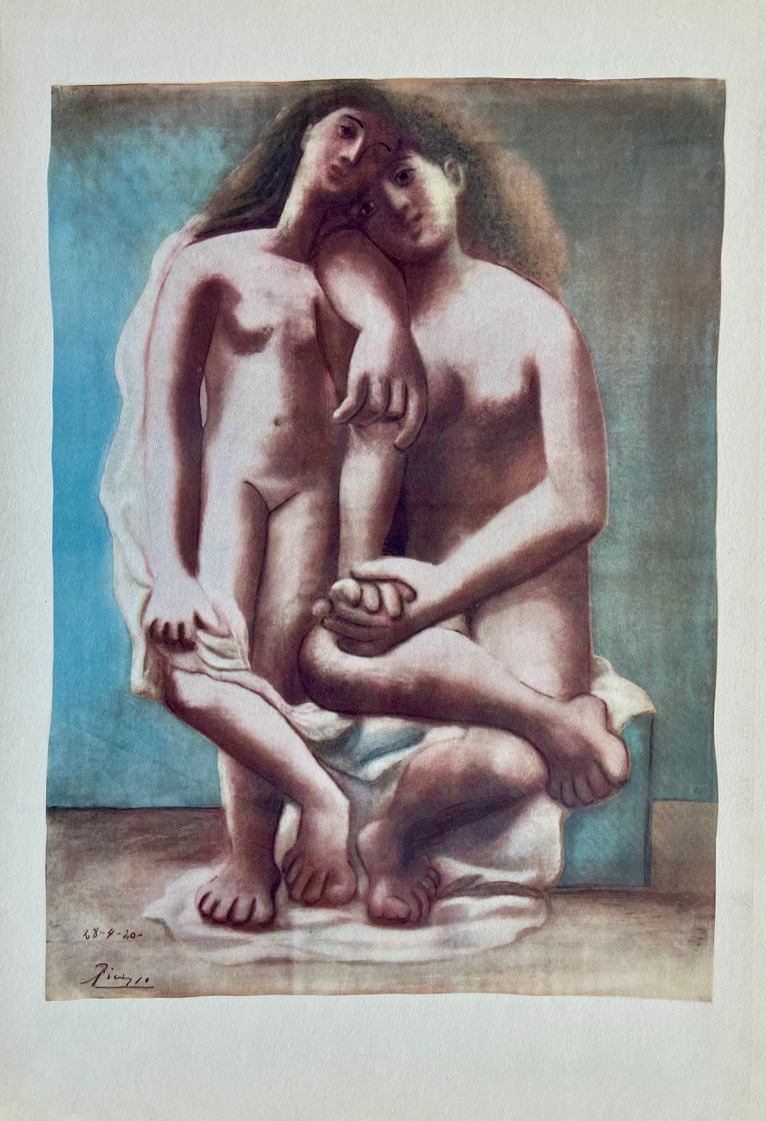 Picasso, Two Nudes, Picasso: Fifteen Drawings (after) For Sale 3
