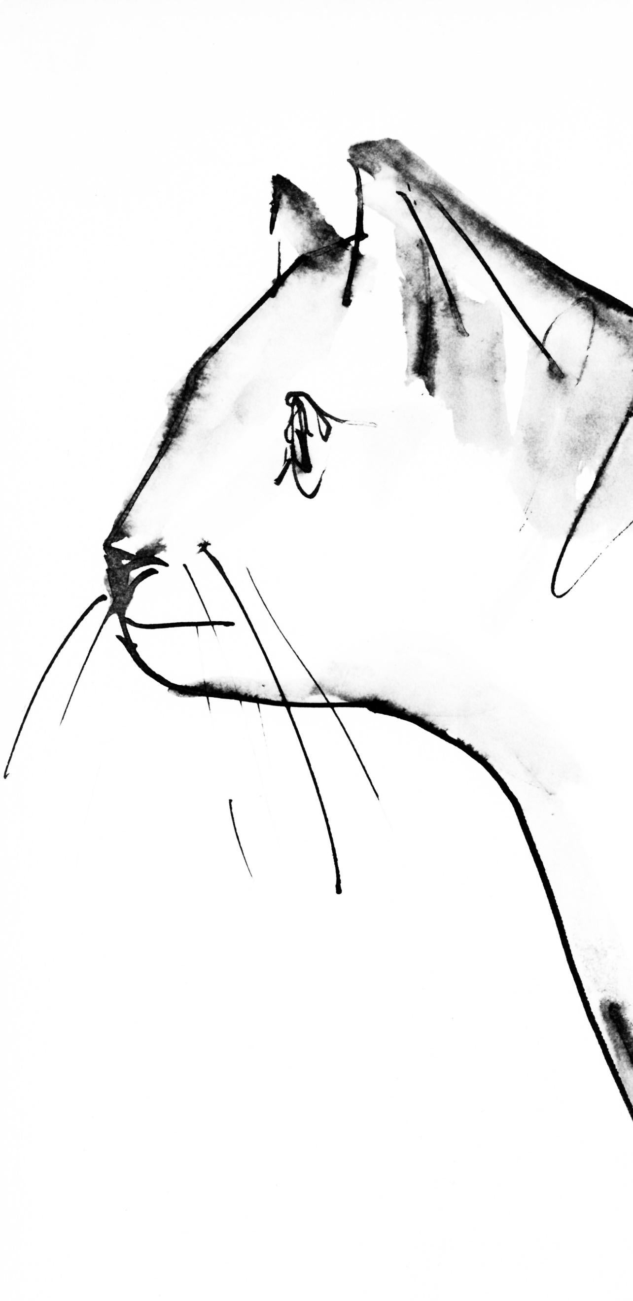 Picasso, Un chat (Cramer 84 ; Johnson/Stein 77) (d'après) - Print de Pablo Picasso