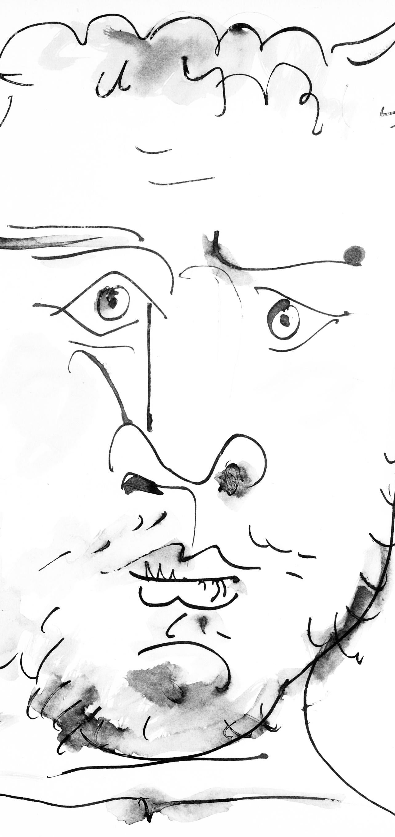 Picasso, Visage de faune (Cramer 84 ; Johnson/Stein 77) (d'après) - Print de Pablo Picasso