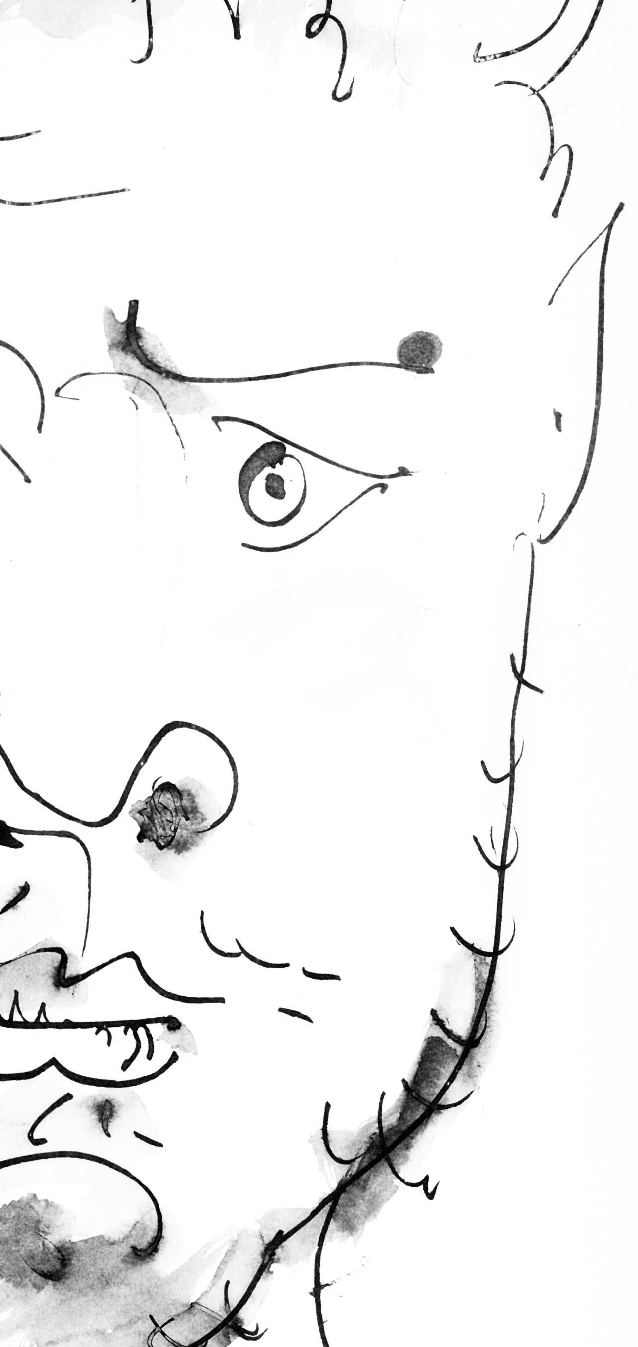 Picasso, Visage de faune (Cramer 84 ; Johnson/Stein 77) (d'après) en vente 1
