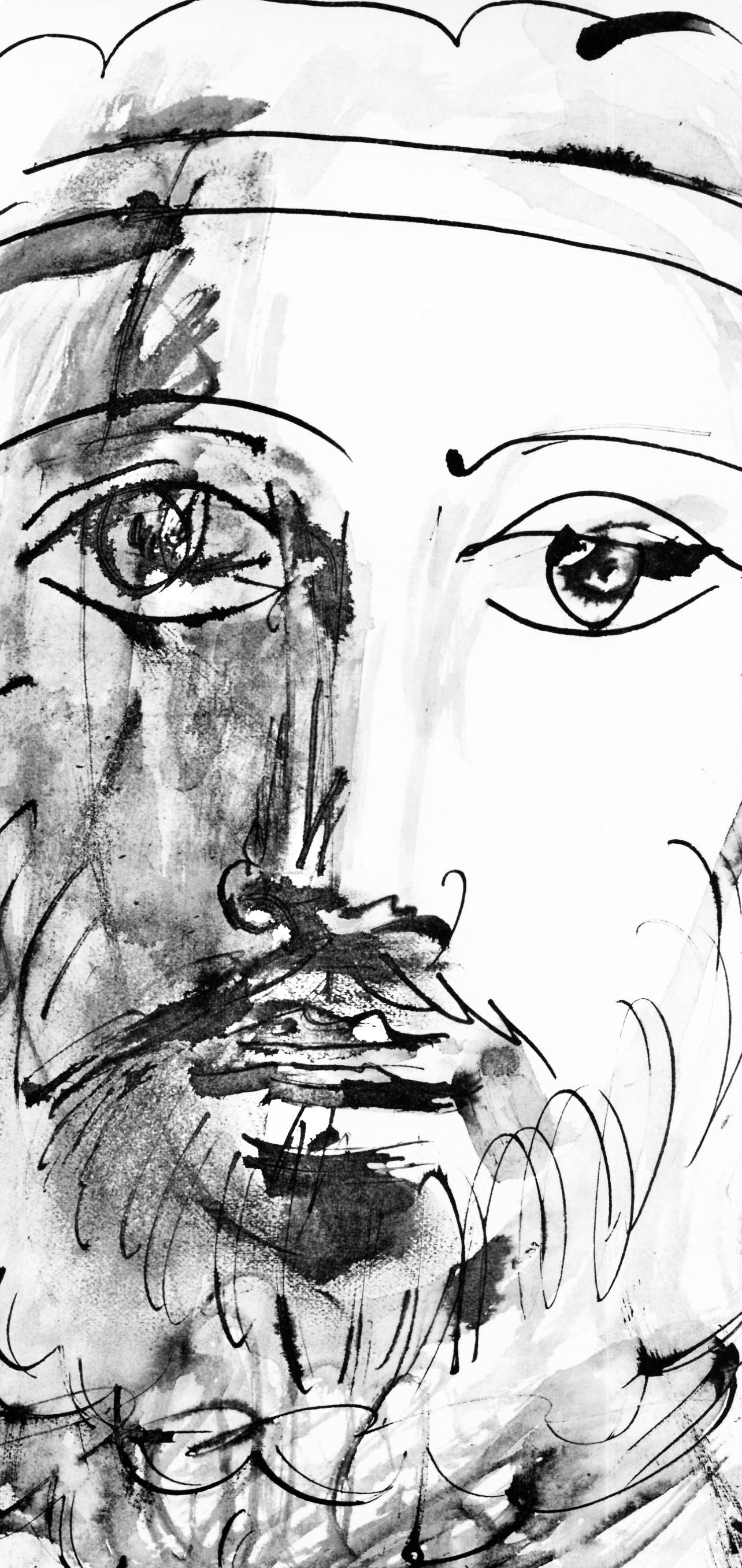 Picasso, Visage d'homme au bandeau (Cramer 84; Johnson/Stein 77) (dopo) - Print di Pablo Picasso