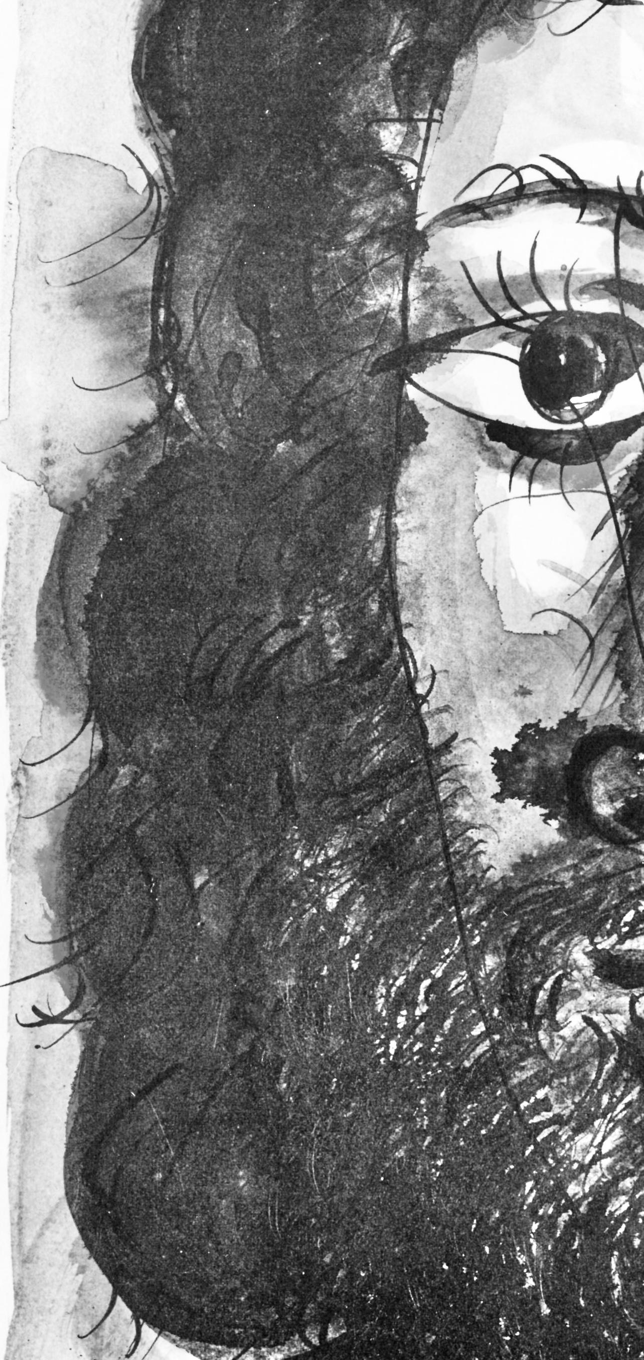 Picasso, Visage d'homme barbu à épaisse (Cramer 84 ; Johnson/Stein 77) (d'après) en vente 2