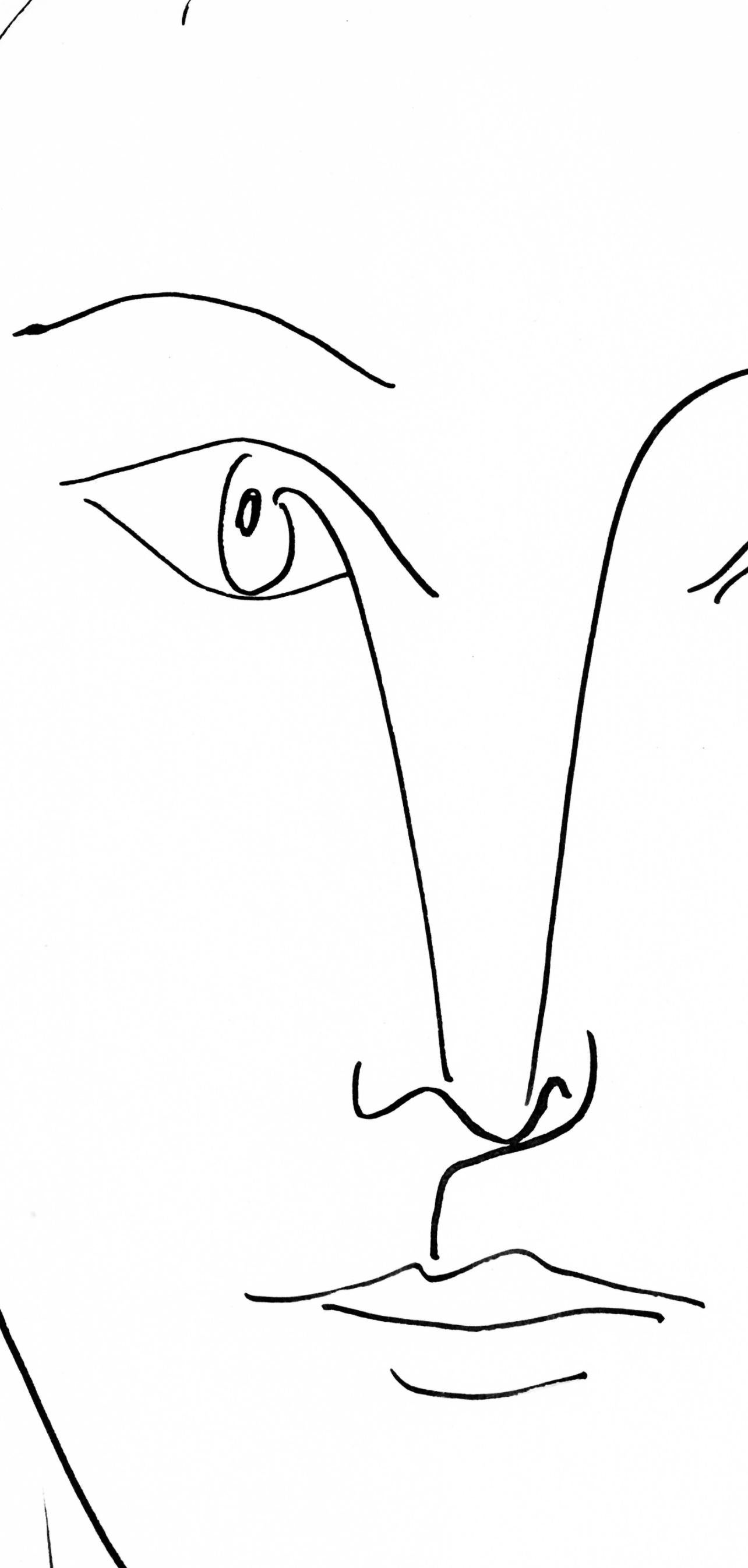 Picasso, Visage féminin, de face (Cramer 84 ; Johnson/Stein 77) (après) en vente 1