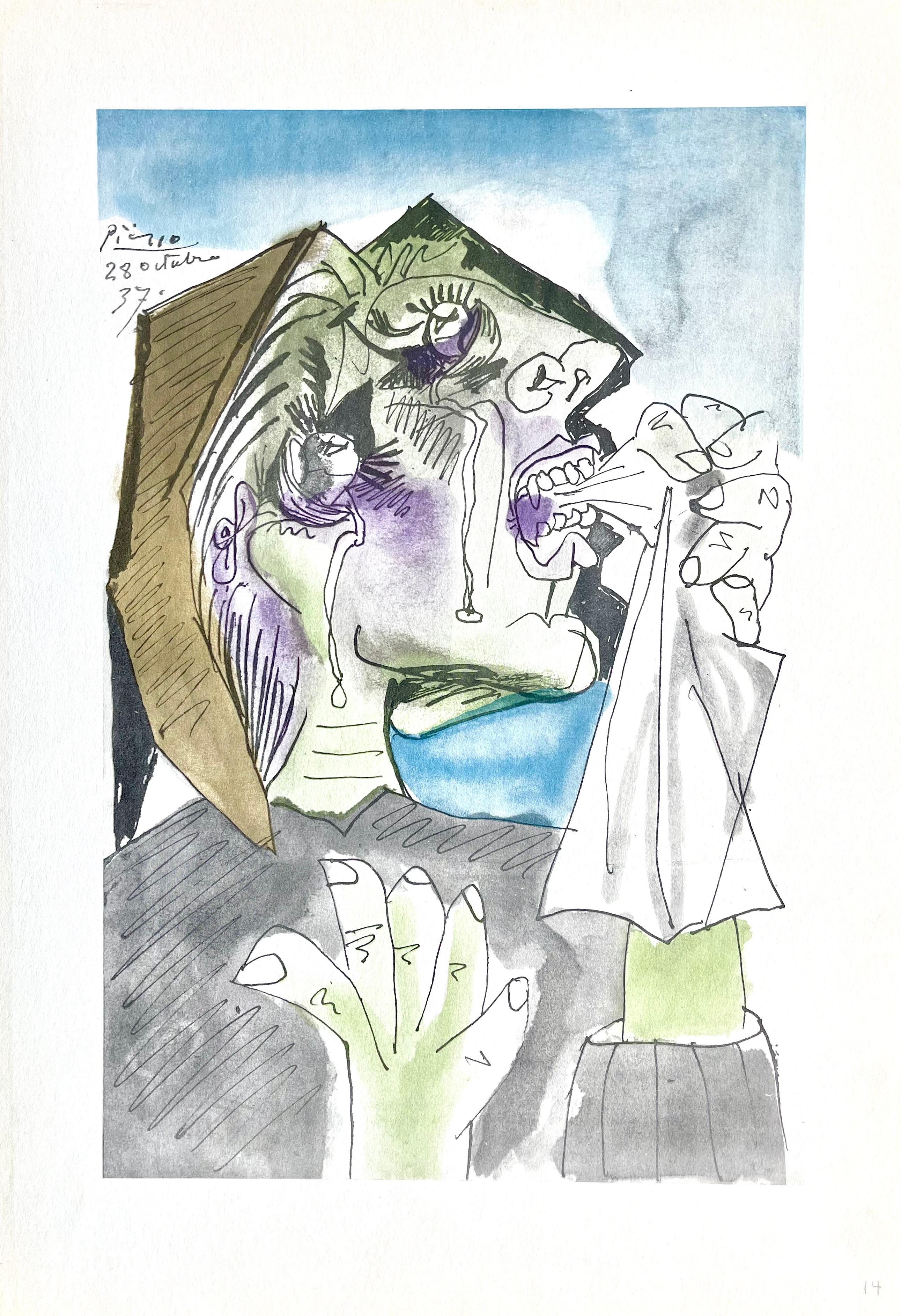Picasso, Femme pleurant (Orozco 95), Picasso (après) en vente 2